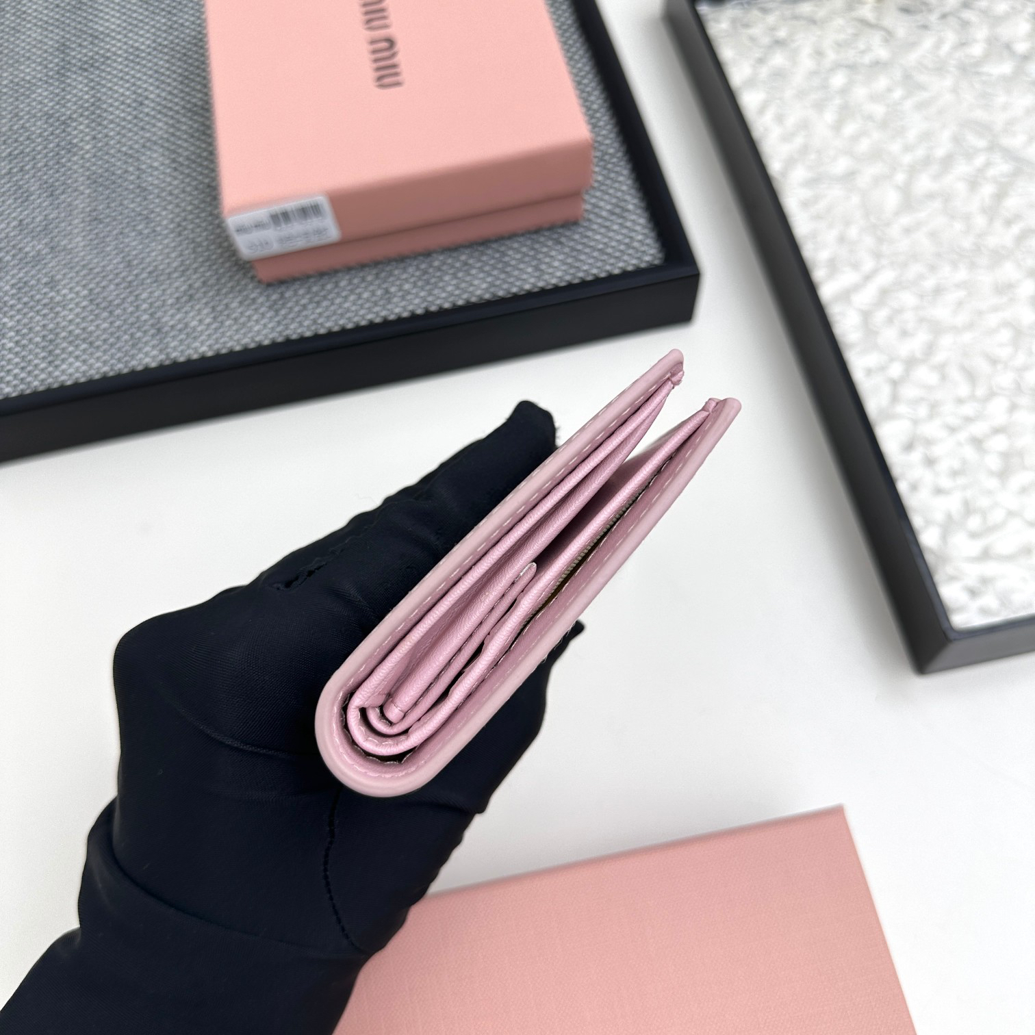 Miu Miu Lambskin Multi-Function Coin Purse - Image 9