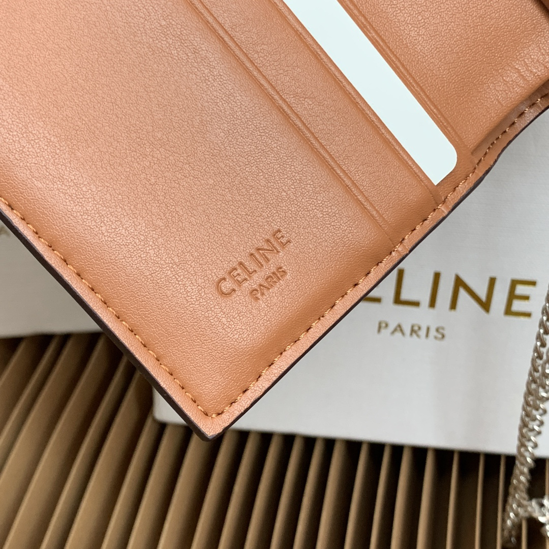 Small Triomphe Trifold Wallet - Image 9