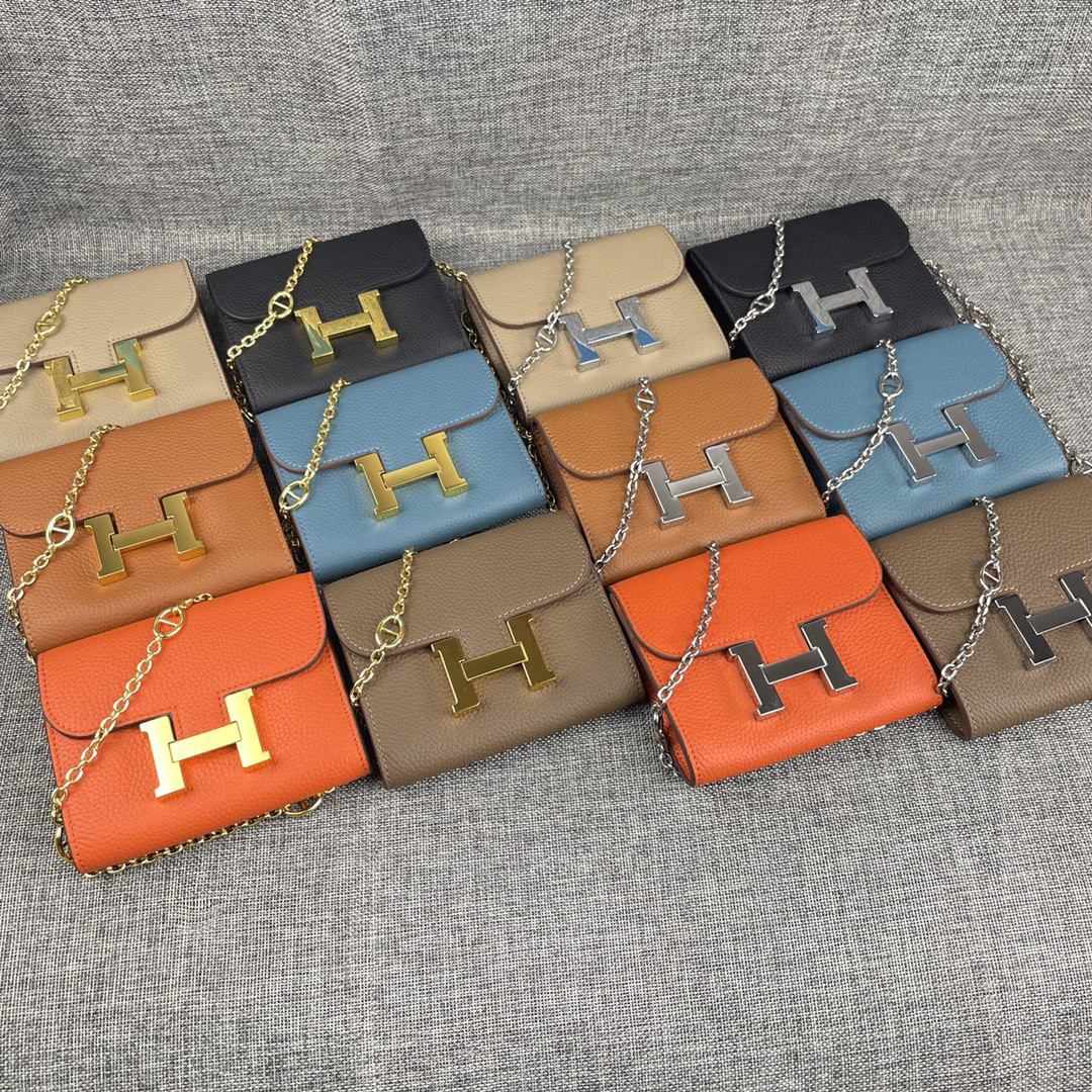 Hermès Constance Mini Shoulder Bag in Togo Calfskin - Image 9