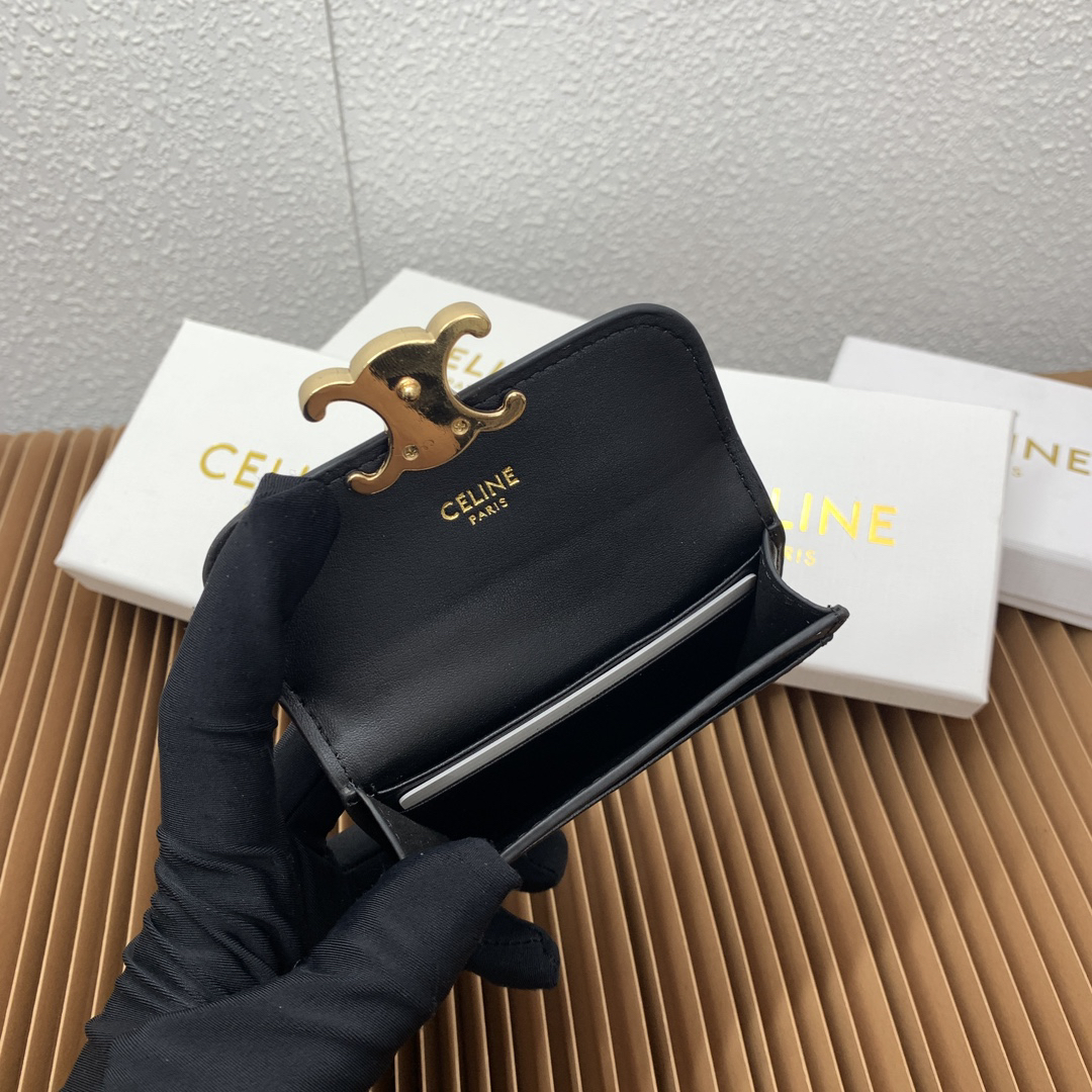 CELINE Triomphe Canvas Card Holder - Image 9