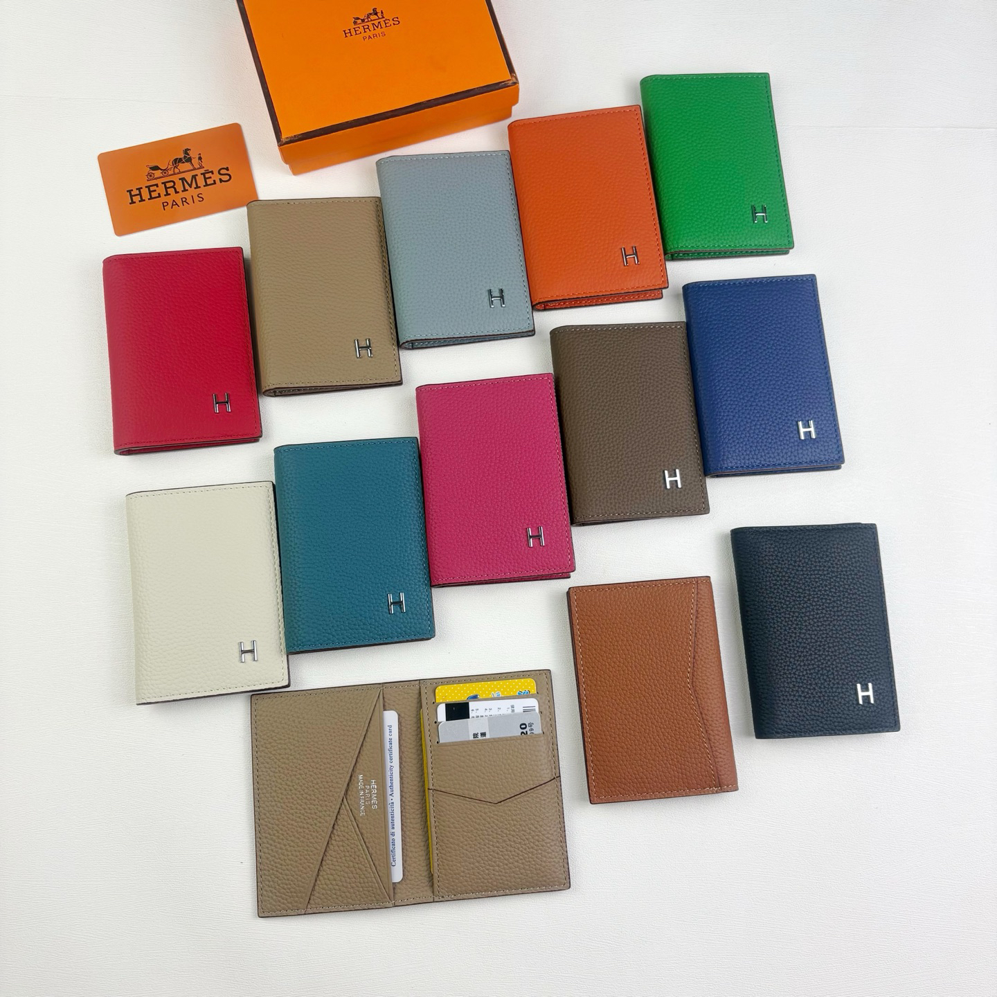 Hermes Barenia Faubourg City 8CC Card Holder - Image 9