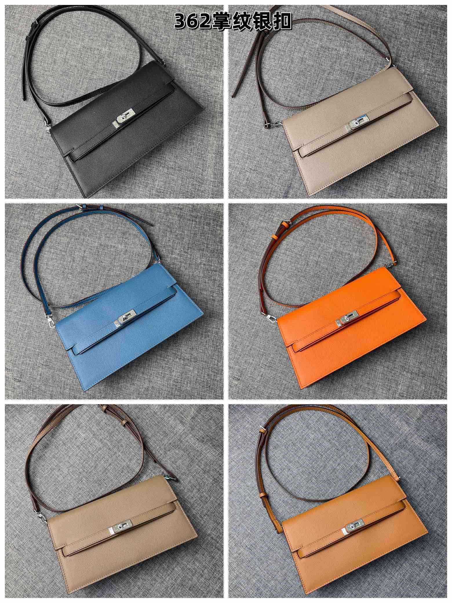 Hermes Kelly Leather Shoulder and Crossbody Bag - Image 9