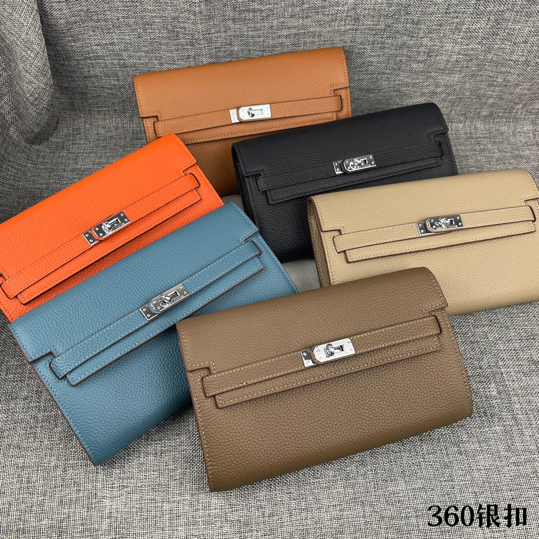 Hermès Kelly Top-Grain Leather Handbag - Image 9