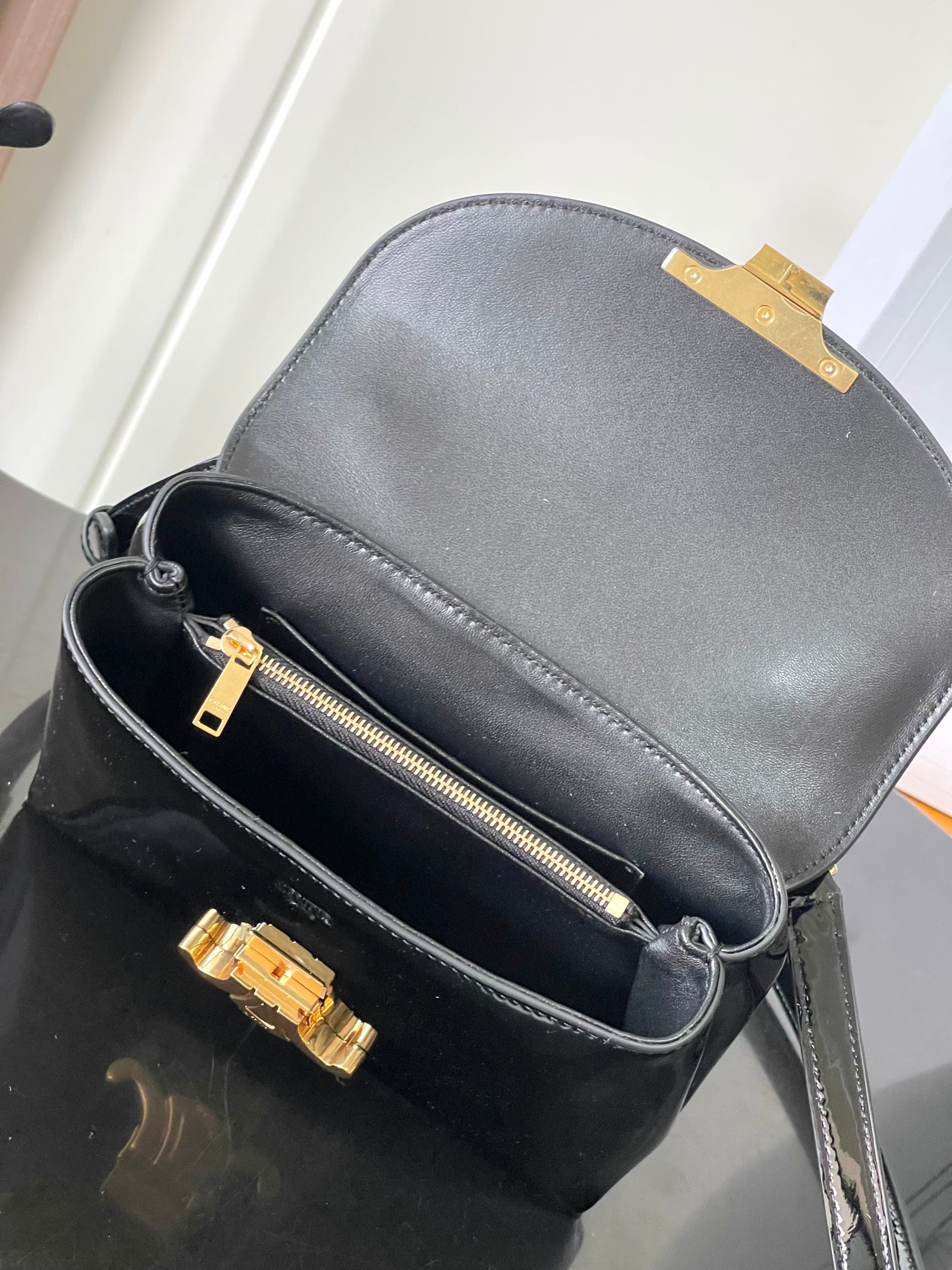 CELINE Teen Nino Soft Calfskin Leather Crossbody Bag - Image 9