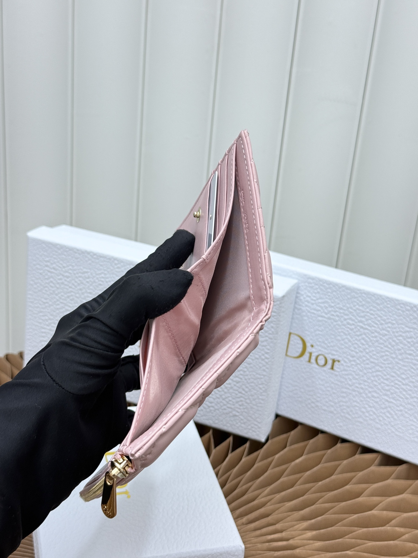 Lady Dior Dahlia Wallet - Image 9