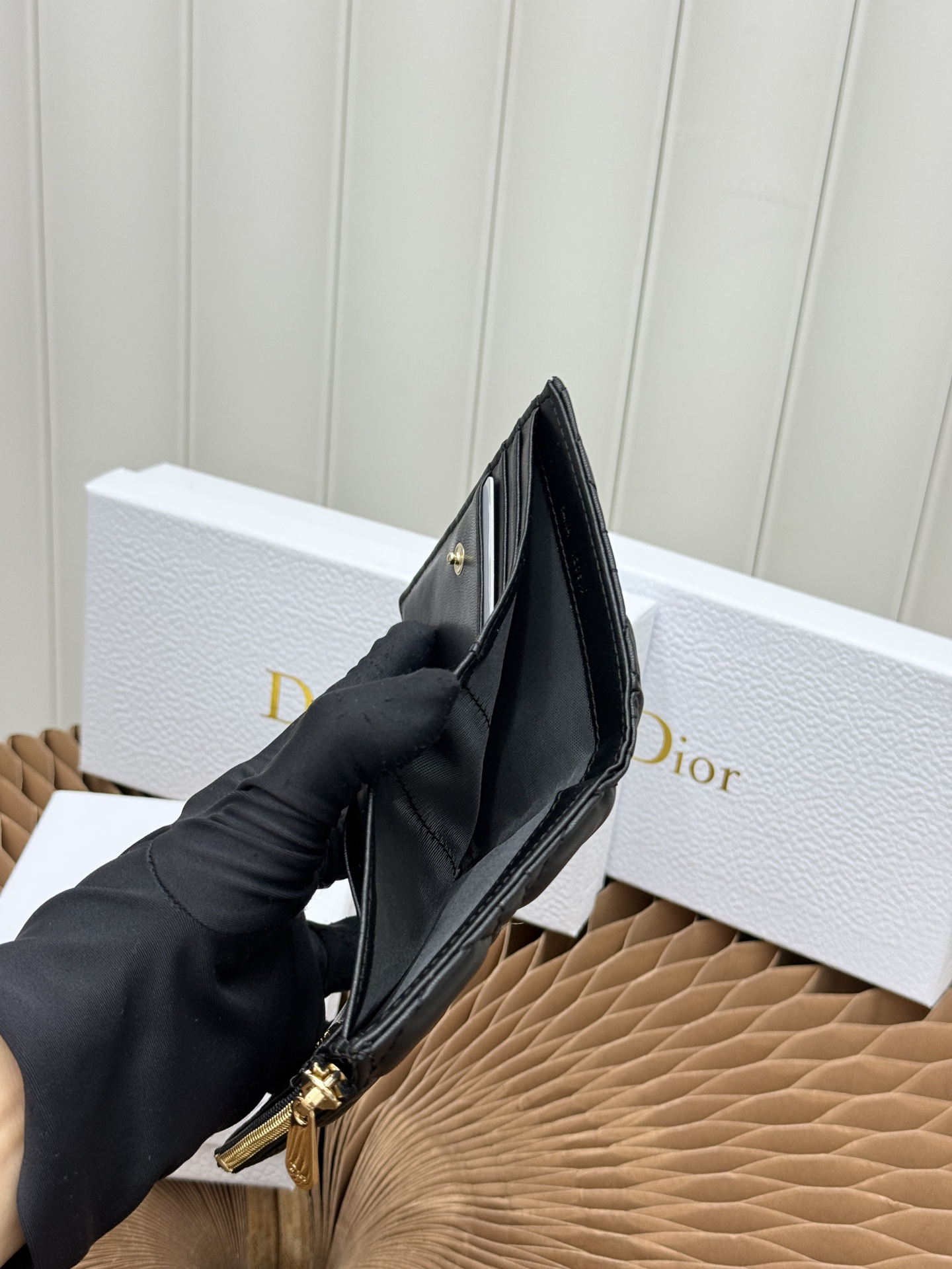Lady Dior Dahlia Wallet - Image 9