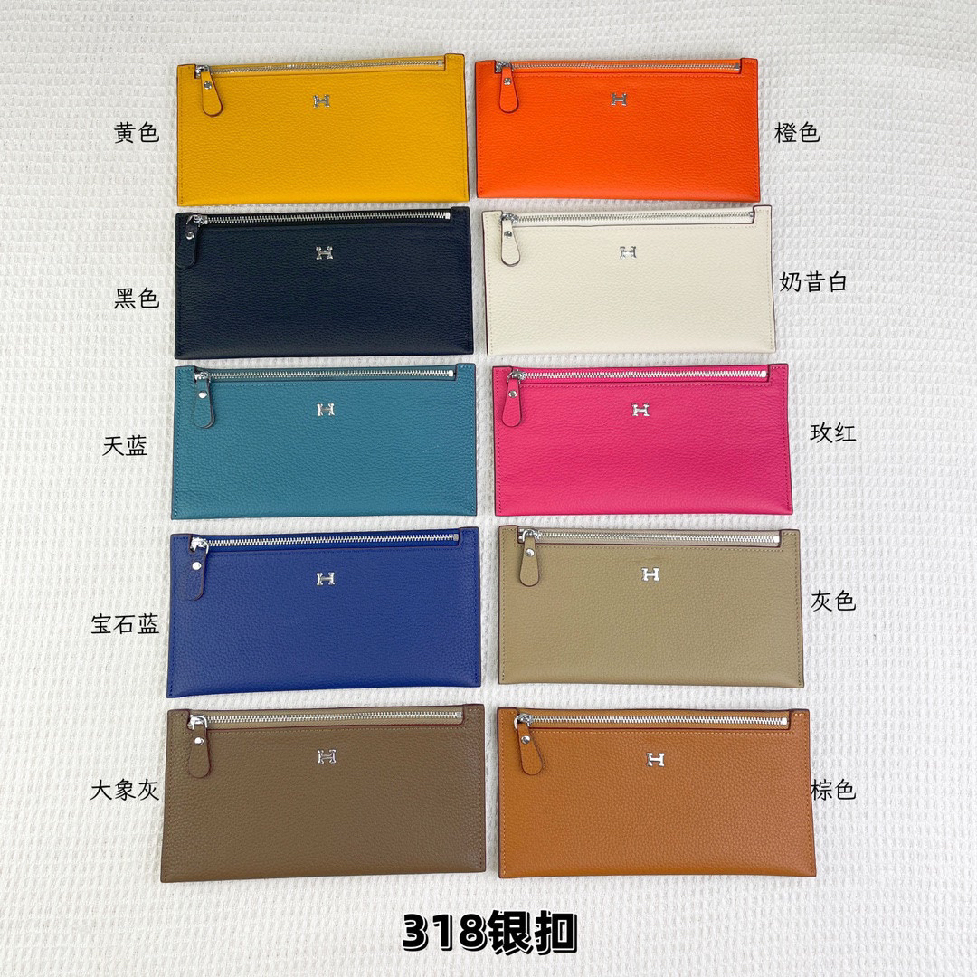 Hermès Silk’in Barenia Calfskin Wallet - Image 9