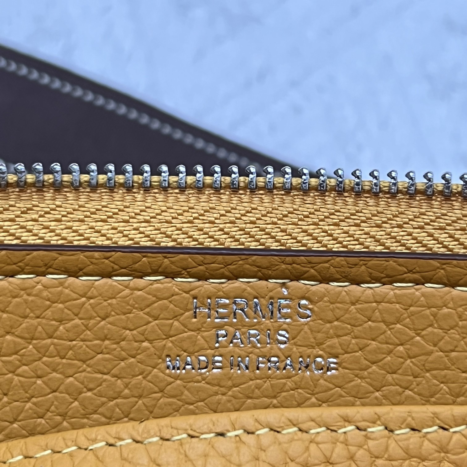 Hermès Constance Leather Long Wallet - Image 9