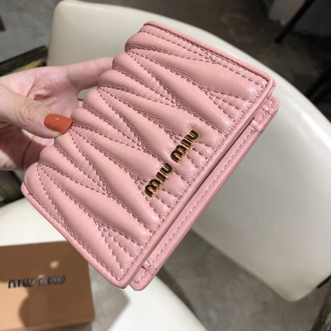 Miu Miu Lambskin Wallet 5439 - Image 9