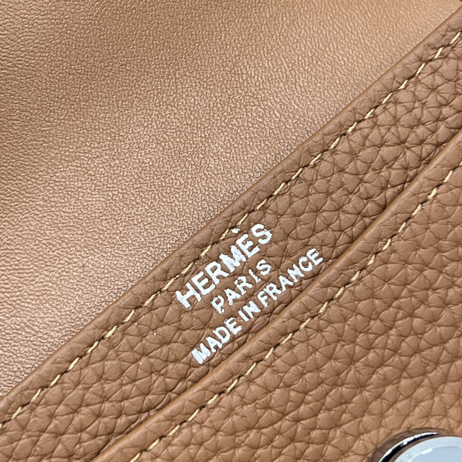 Hermes Constance Litchi-Grain Leather Shoulder Bag - Image 9