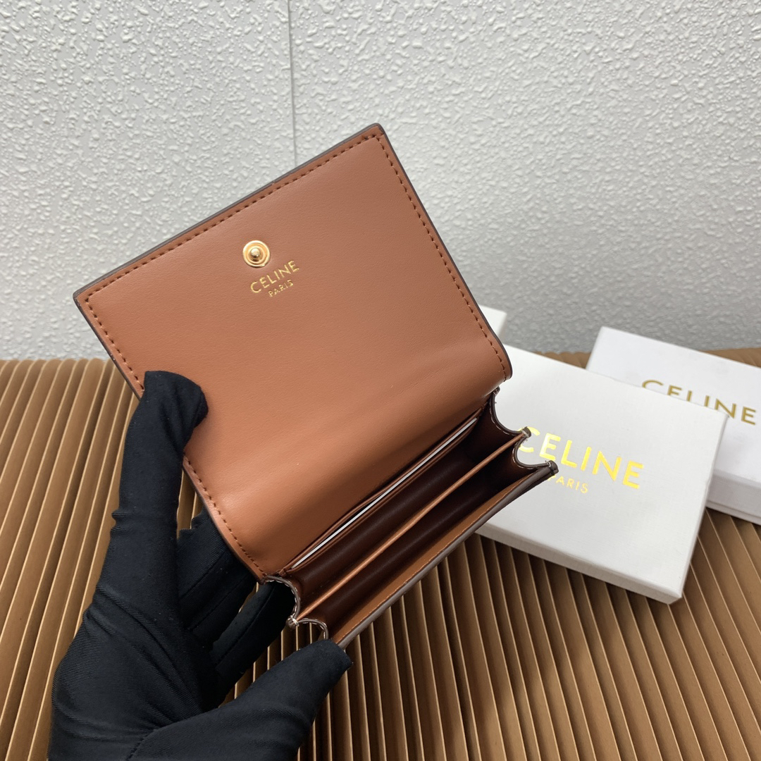 Triomphe Leather Business Card Holder - Image 9