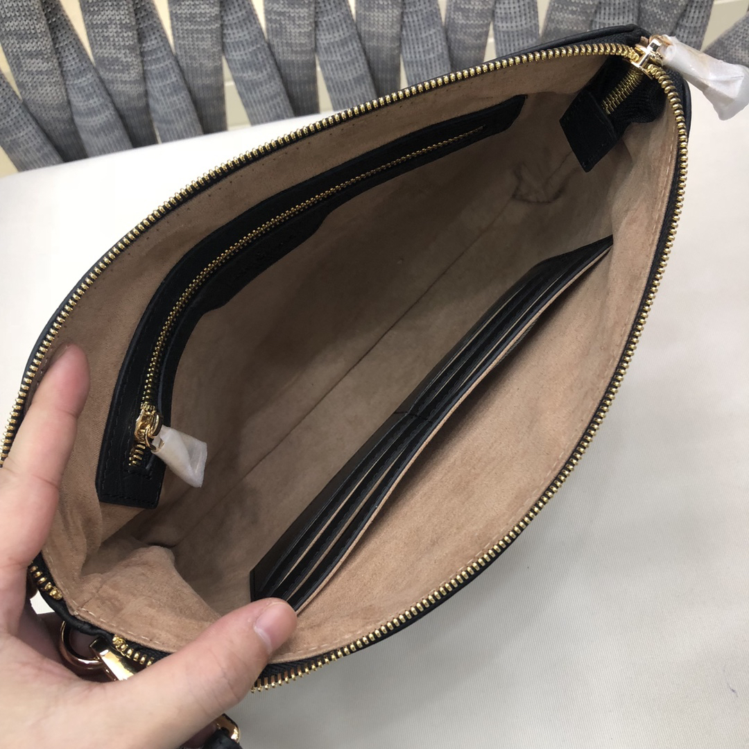 Louis Vuitton Black Cowhide Handbag - Image 9
