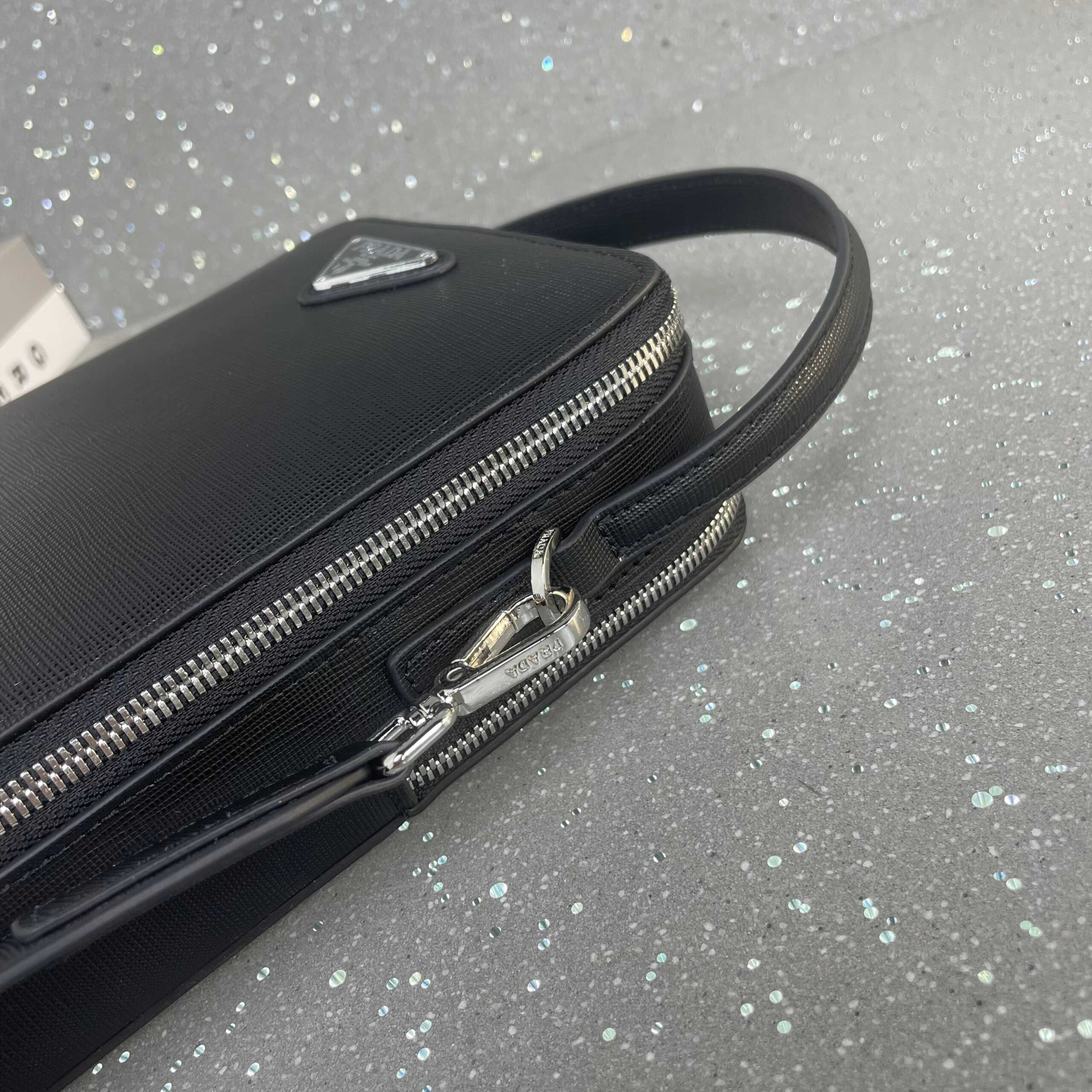 Prada Men's Casual Crossbody Bag 9048-3 - Black - Image 9