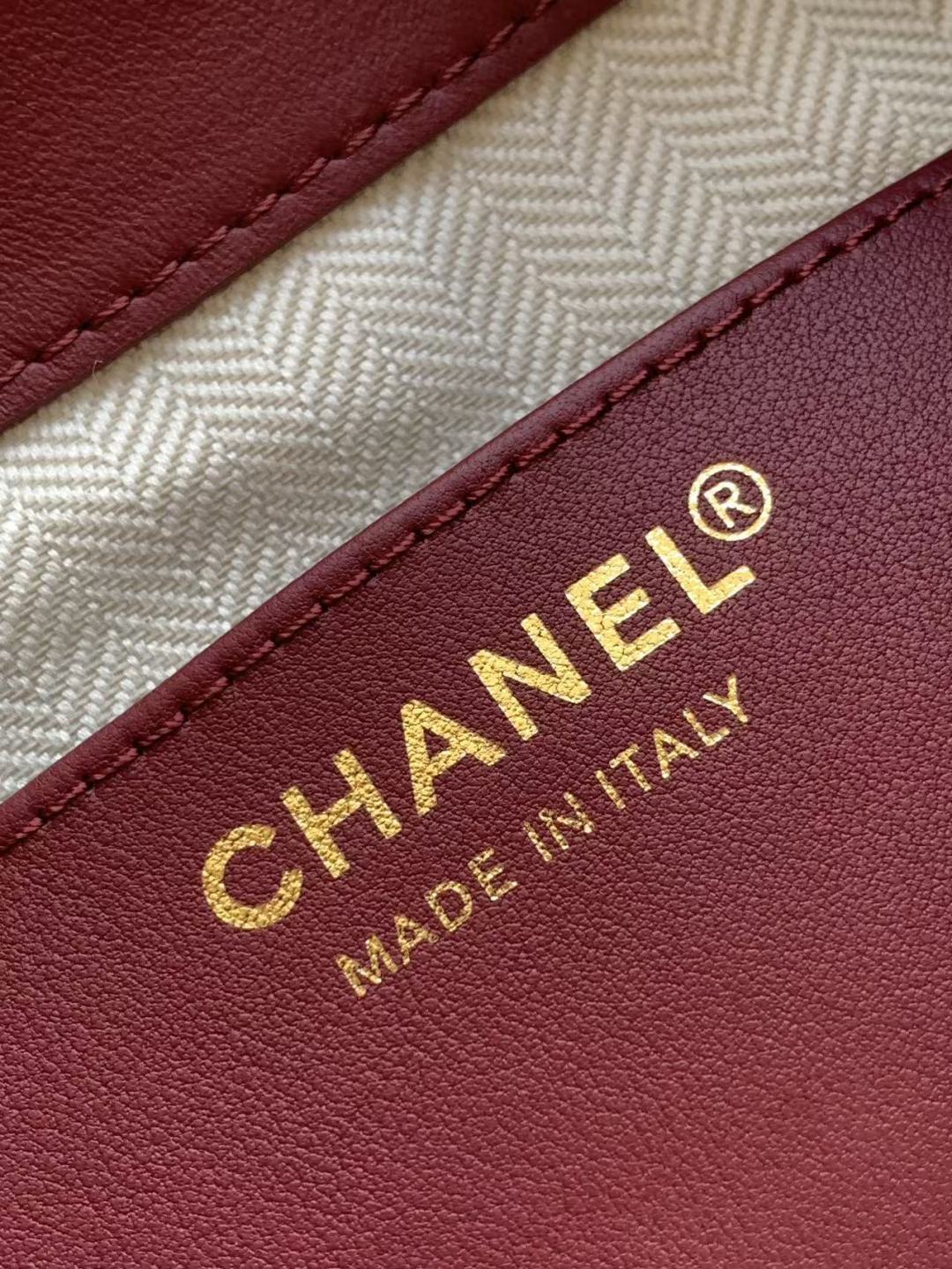 Chanel 26B AS6537 Small Calfskin Bucket Crossbody Bag - Image 9