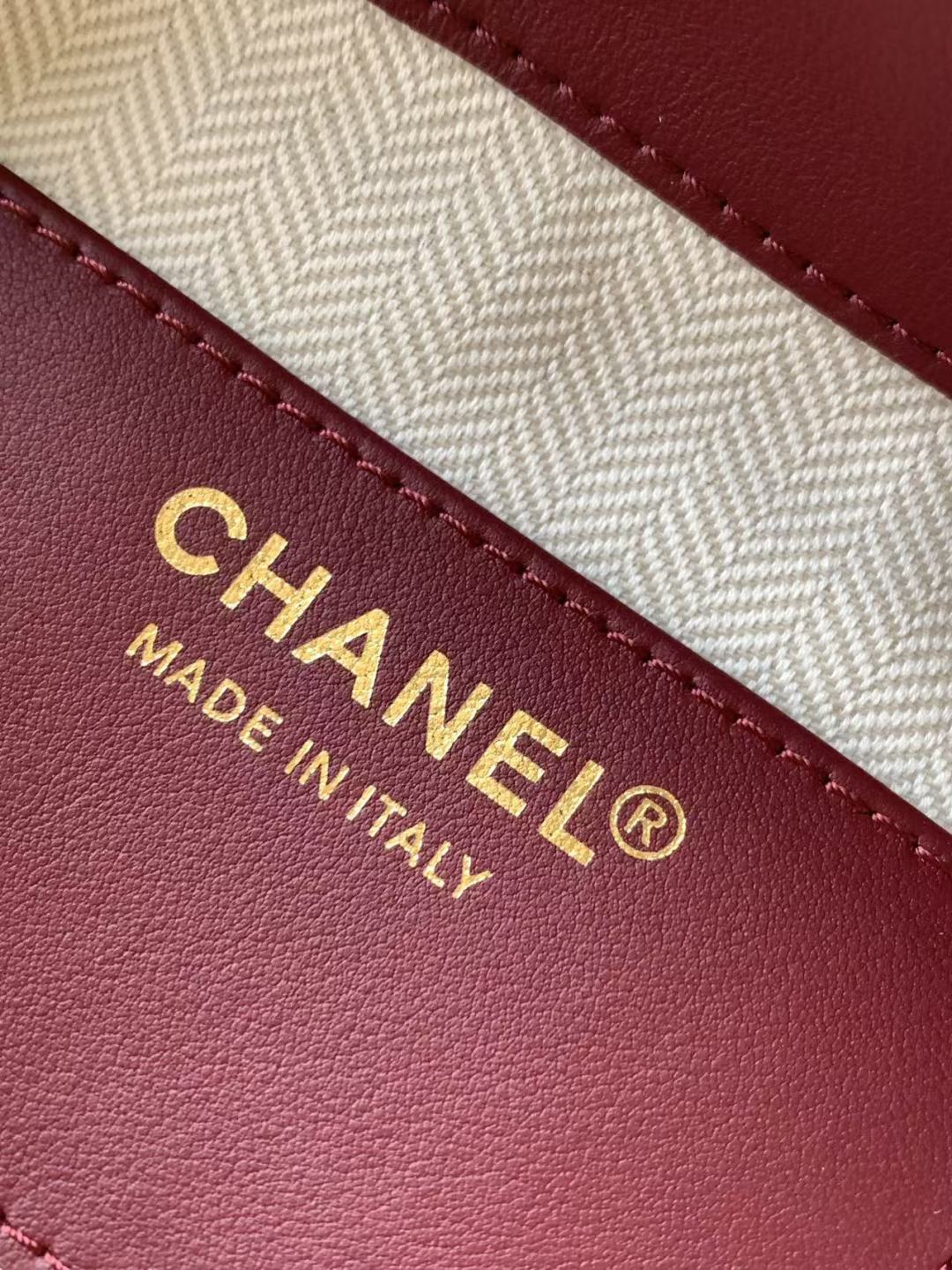 Chanel 26B AS6537 Small Calfskin Bucket Shoulder Bag - Image 9
