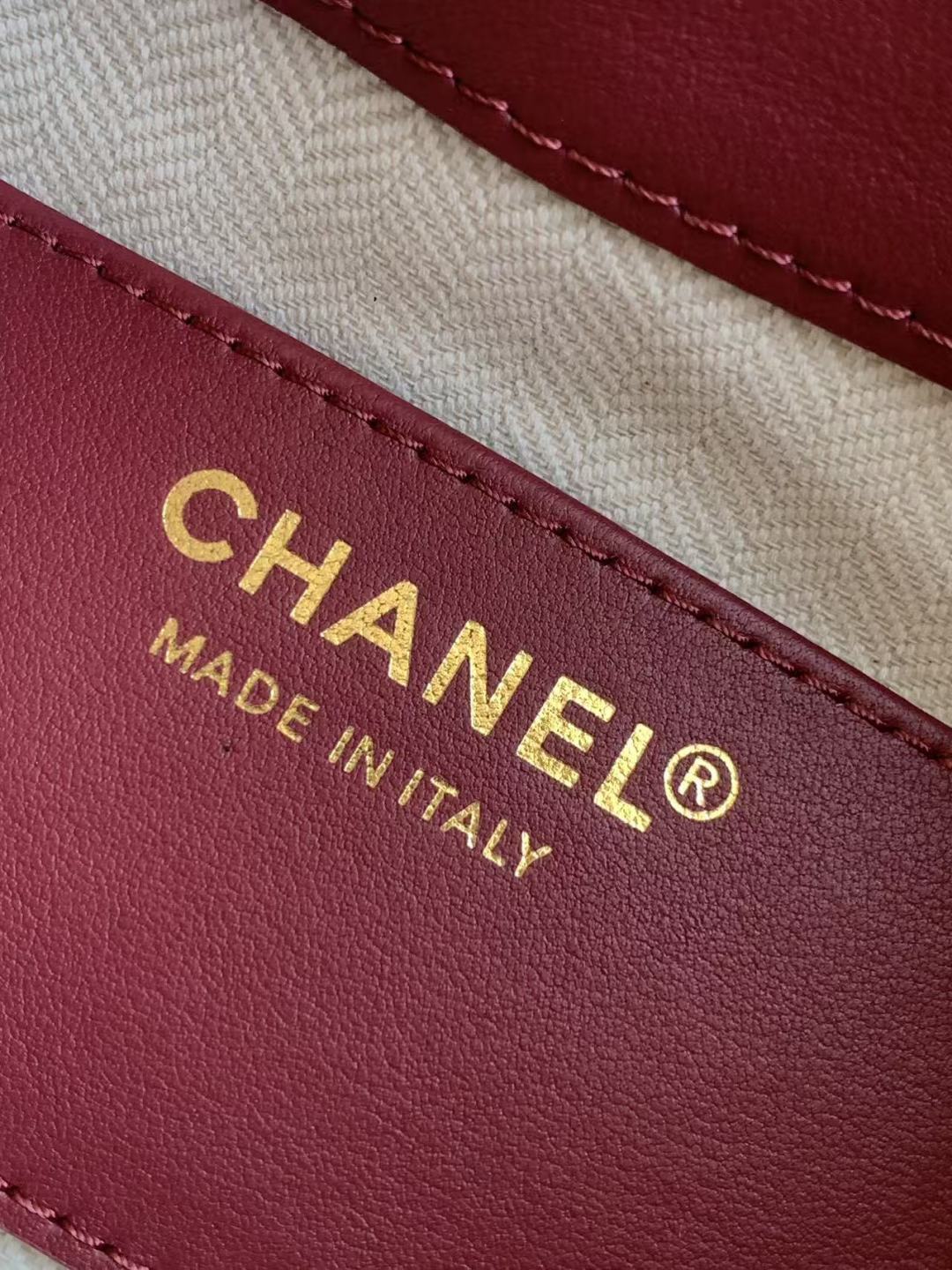 Chanel 26B AS6537 Small Calfskin Bucket Bag - Image 9