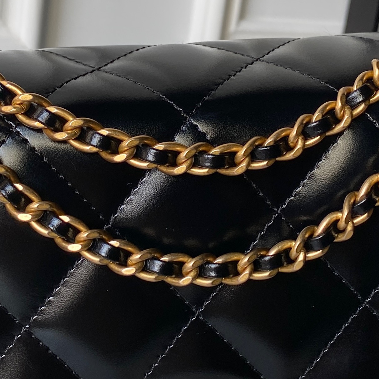 Mini Double-Ball Leather Crossbody Bag - Image 9