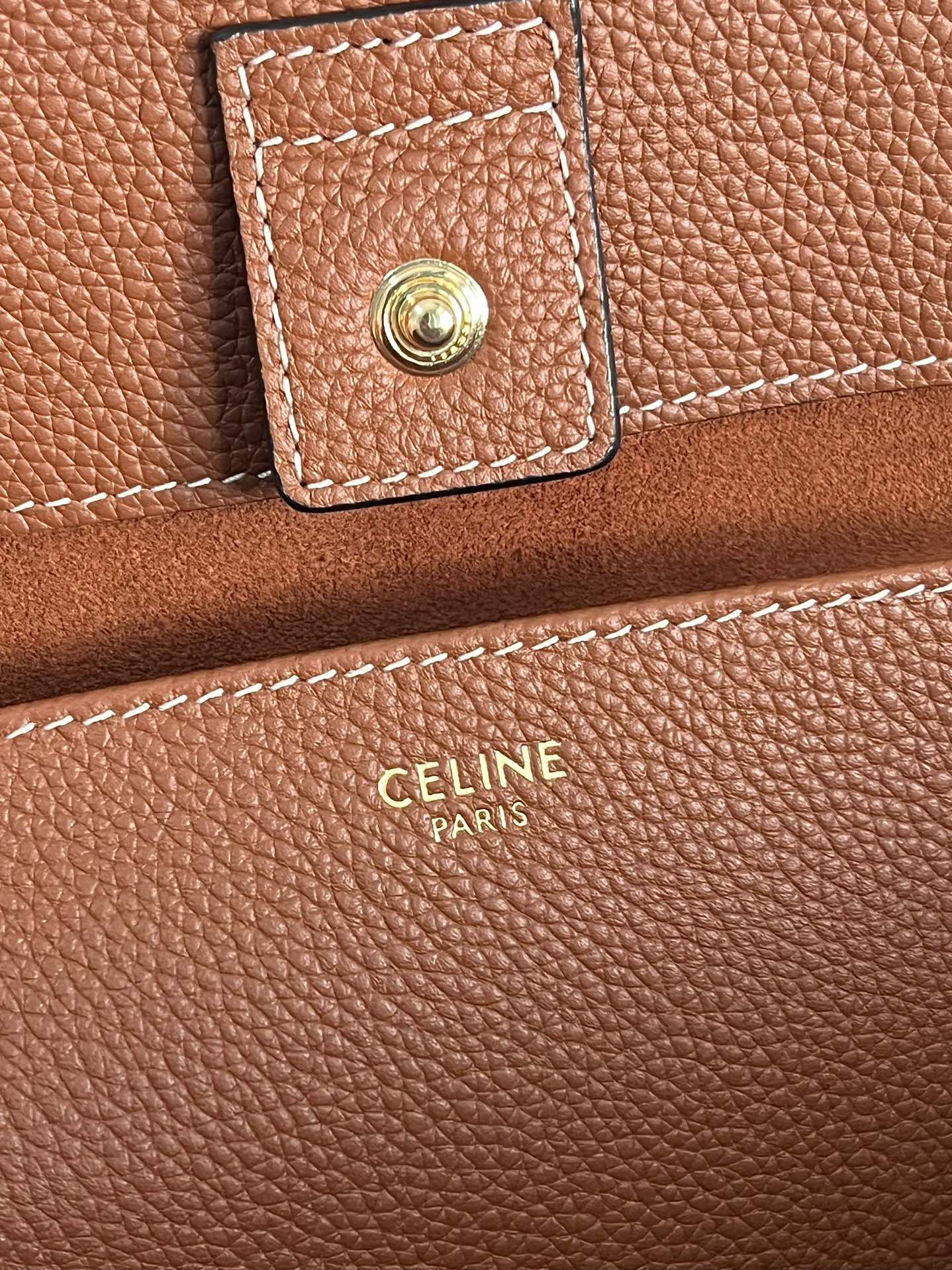 Celine CUIR Series CABAS Anaïs Grained Calfskin Tote Bag - Image 9