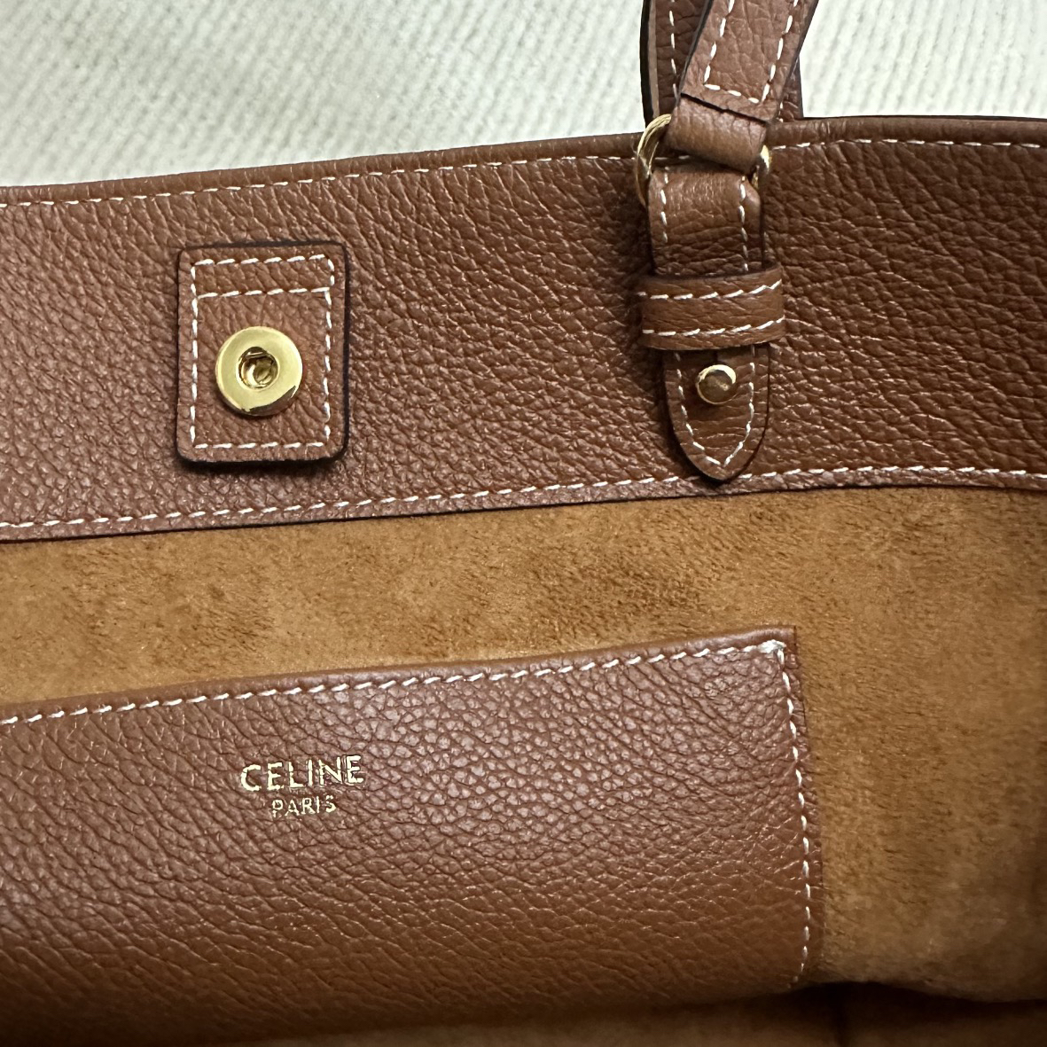 Cabas Anais Textured Calfskin Tote Bag - Image 9