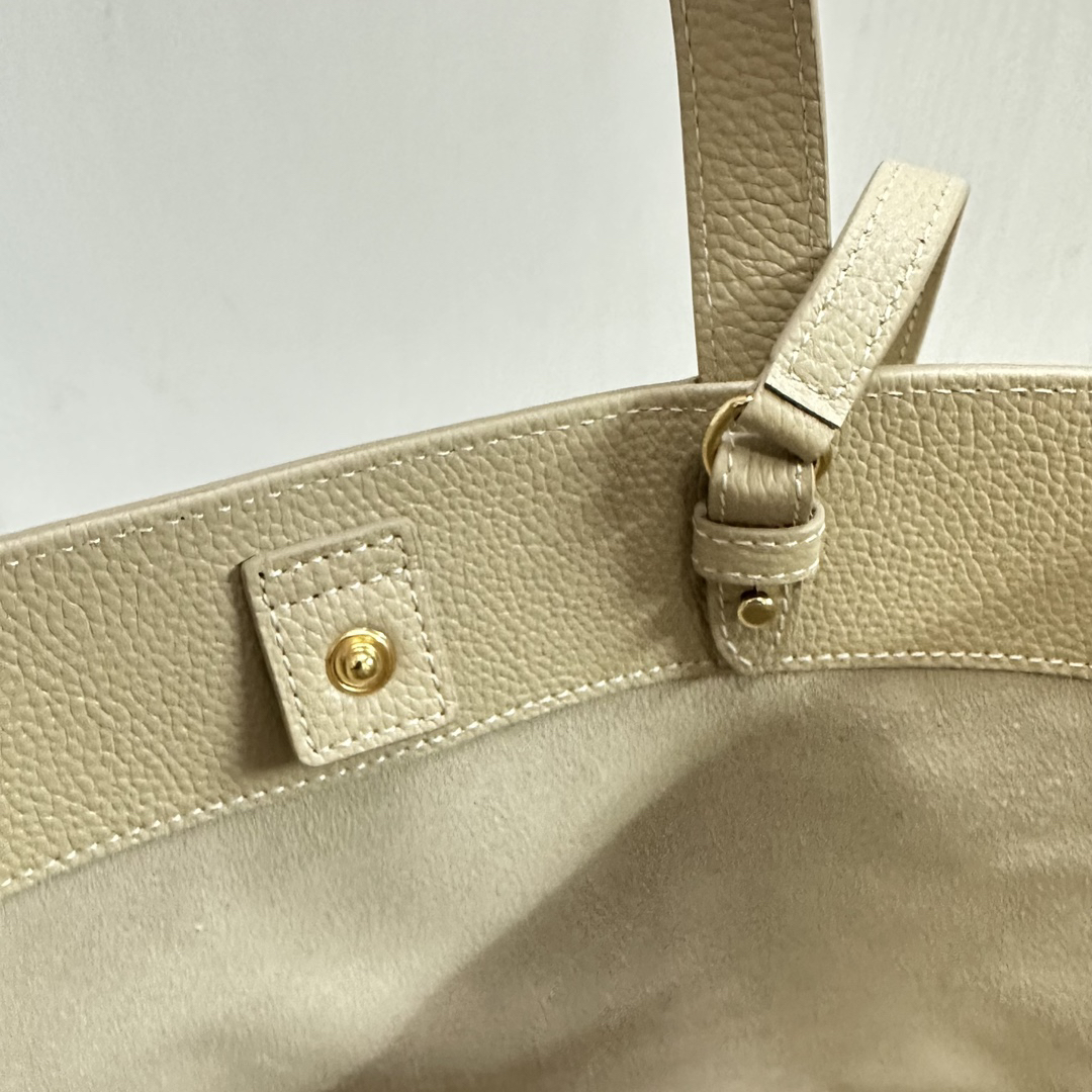Cabas Anais Textured Leather Tote Bag - Image 9