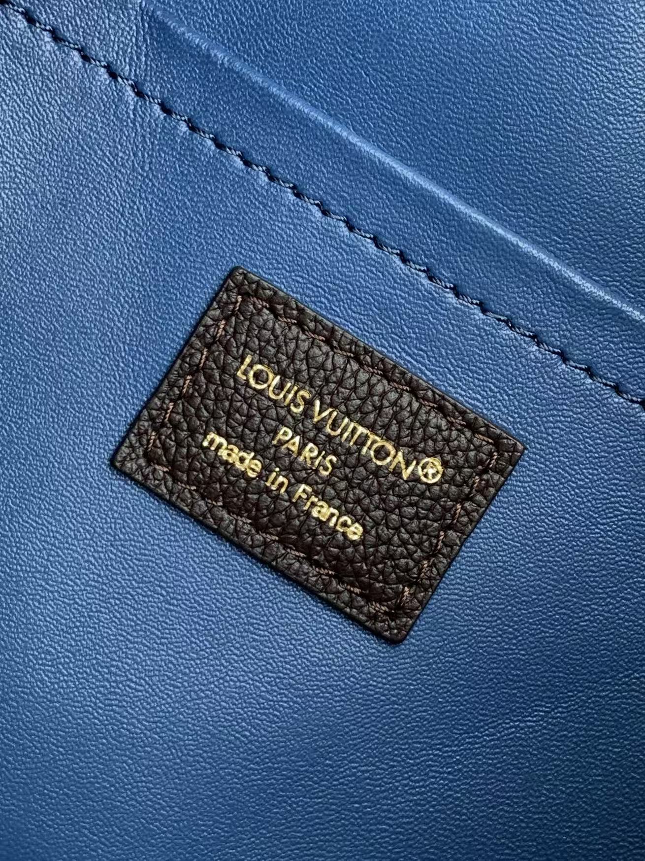 Small Monogram Leather Handbag - Image 9