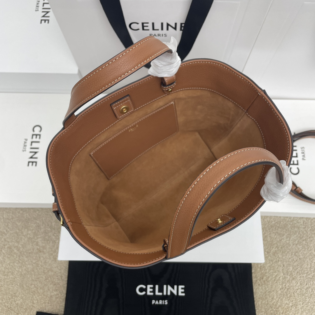 CABAS ANAIS Mini Textured Calfskin Handbag - Image 9