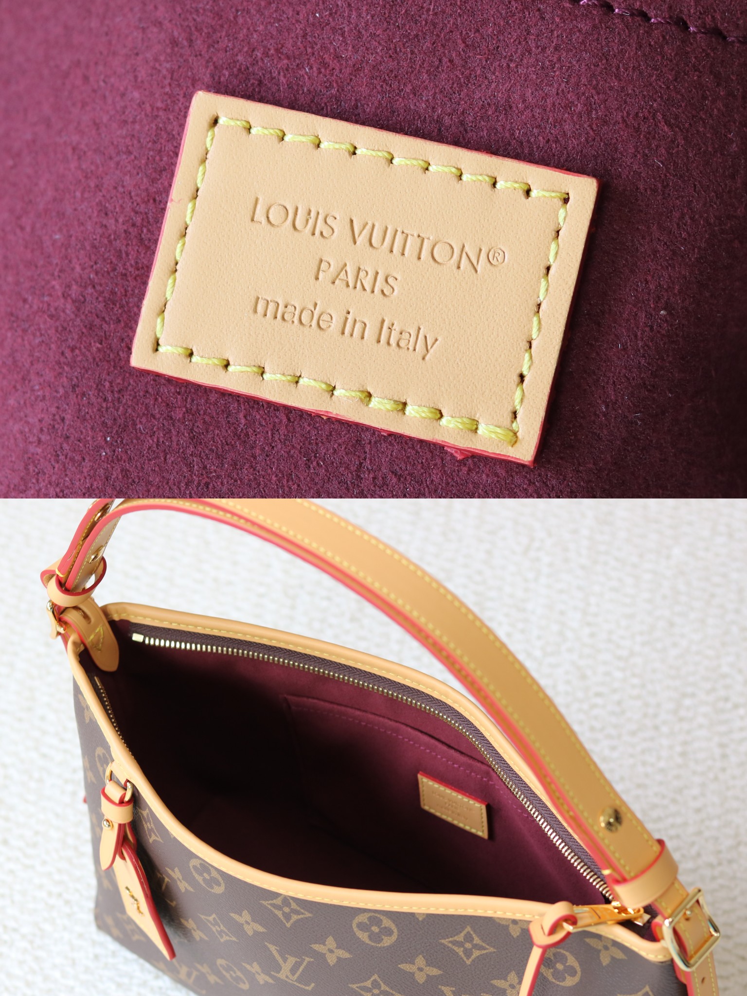 Louis Vuitton CarryAll EastWest Monogram Canvas Handbag - Image 9