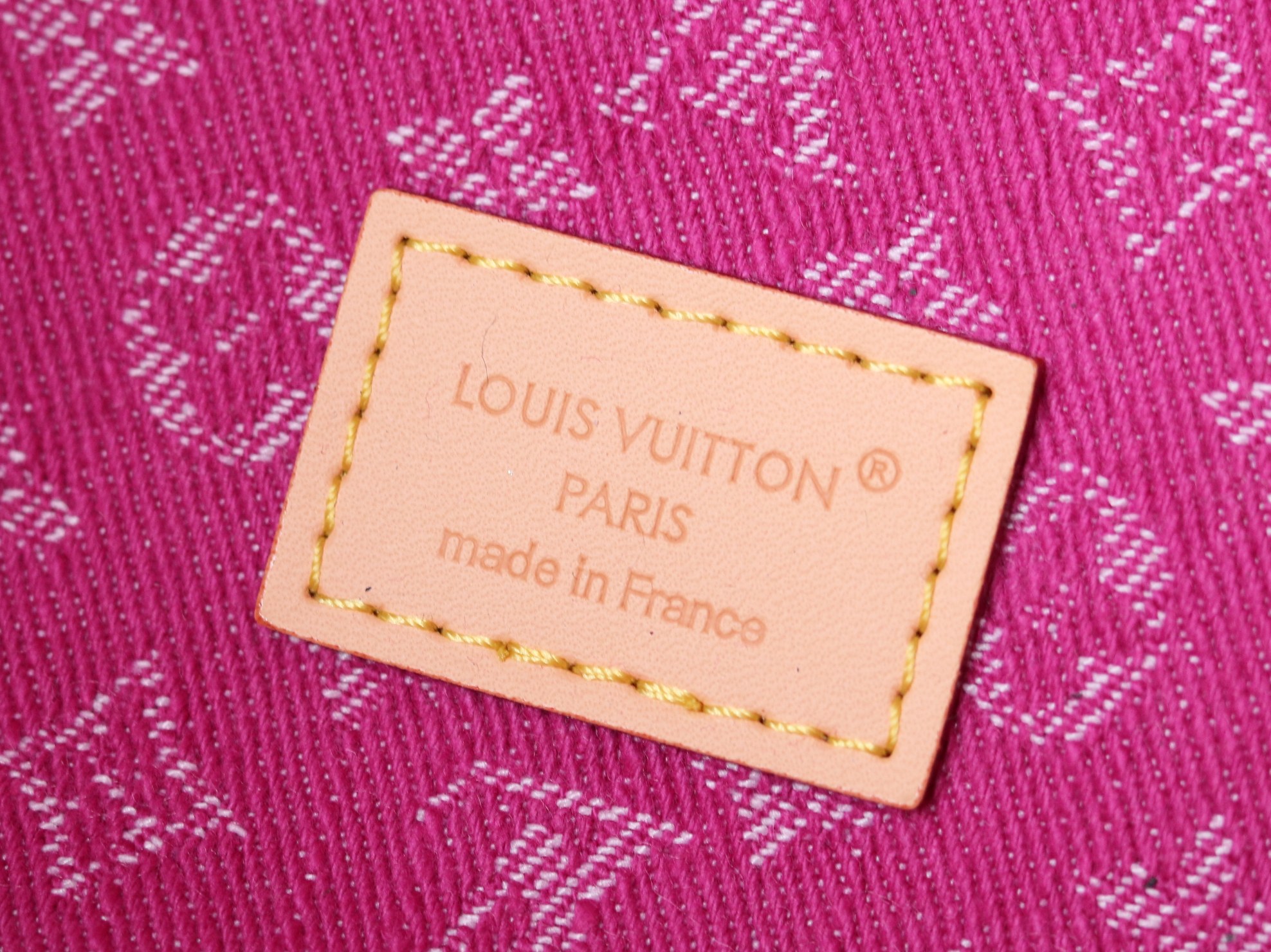 Louis Vuitton Denim Bucket Bag - Image 9