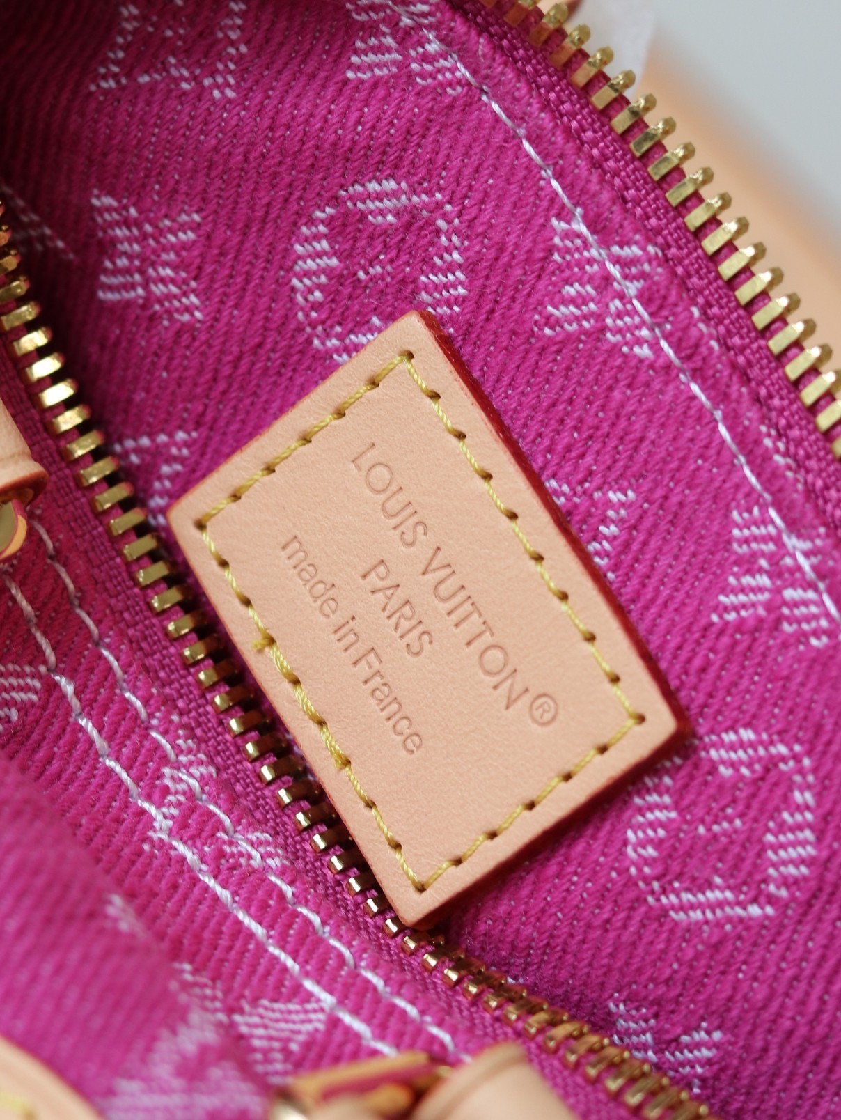 Nano Speedy Handbag in Monogram Denim - Image 9