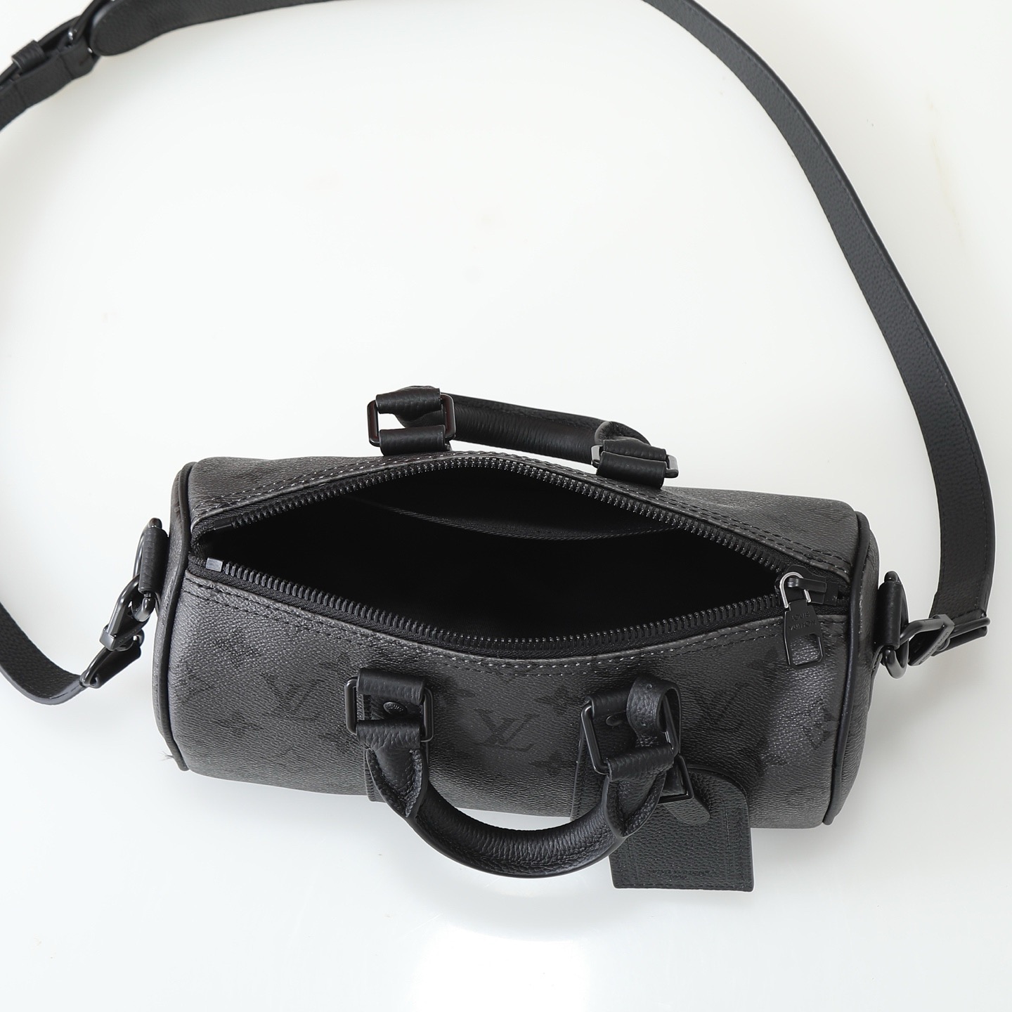 Louis Vuitton Keepall Bandoulière 25 Handbag M28369 in Monogram Midnight - Image 9
