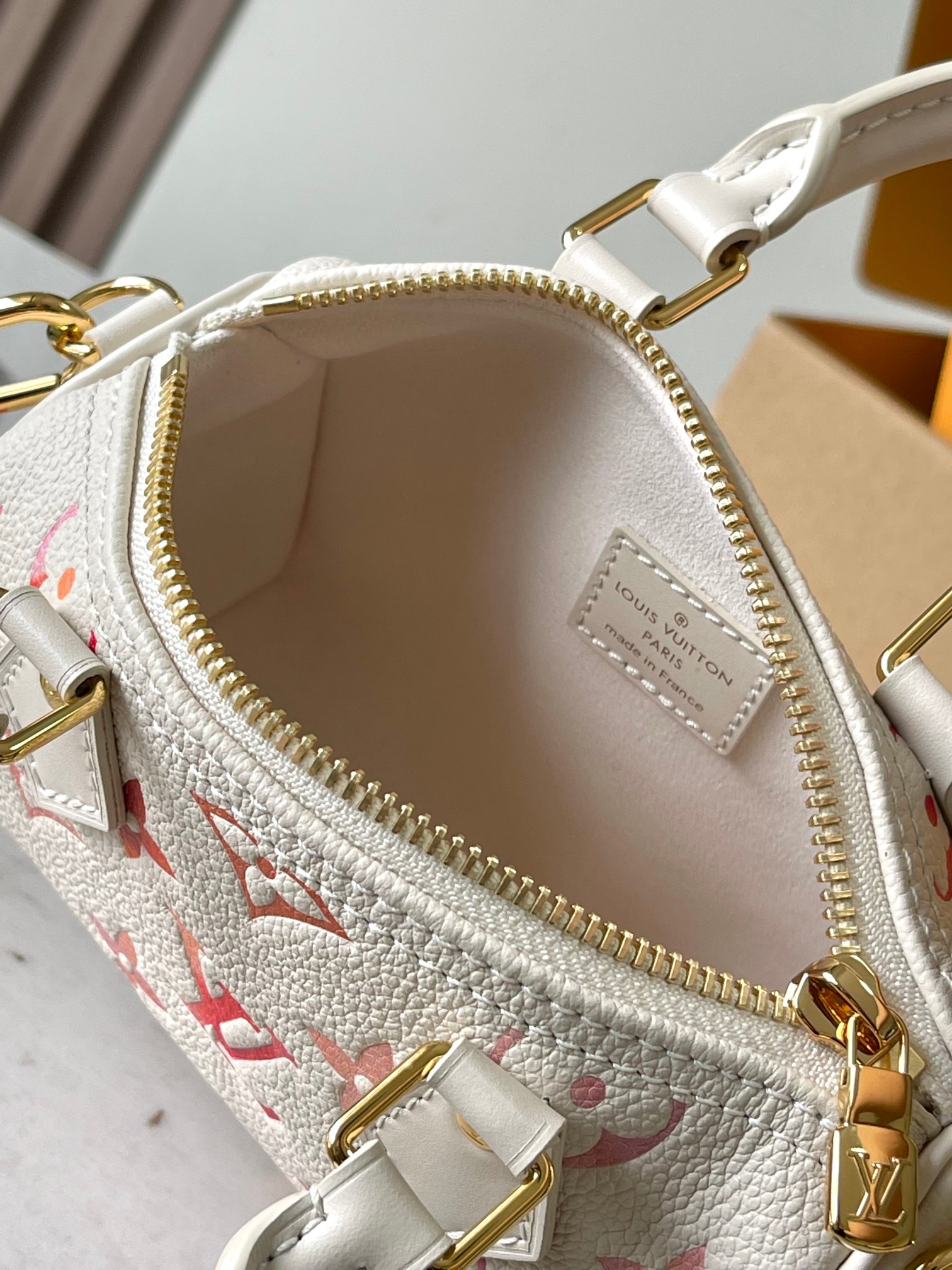 Louis Vuitton Nano Speedy Bag in Monogram Empreinte Leather - Image 9