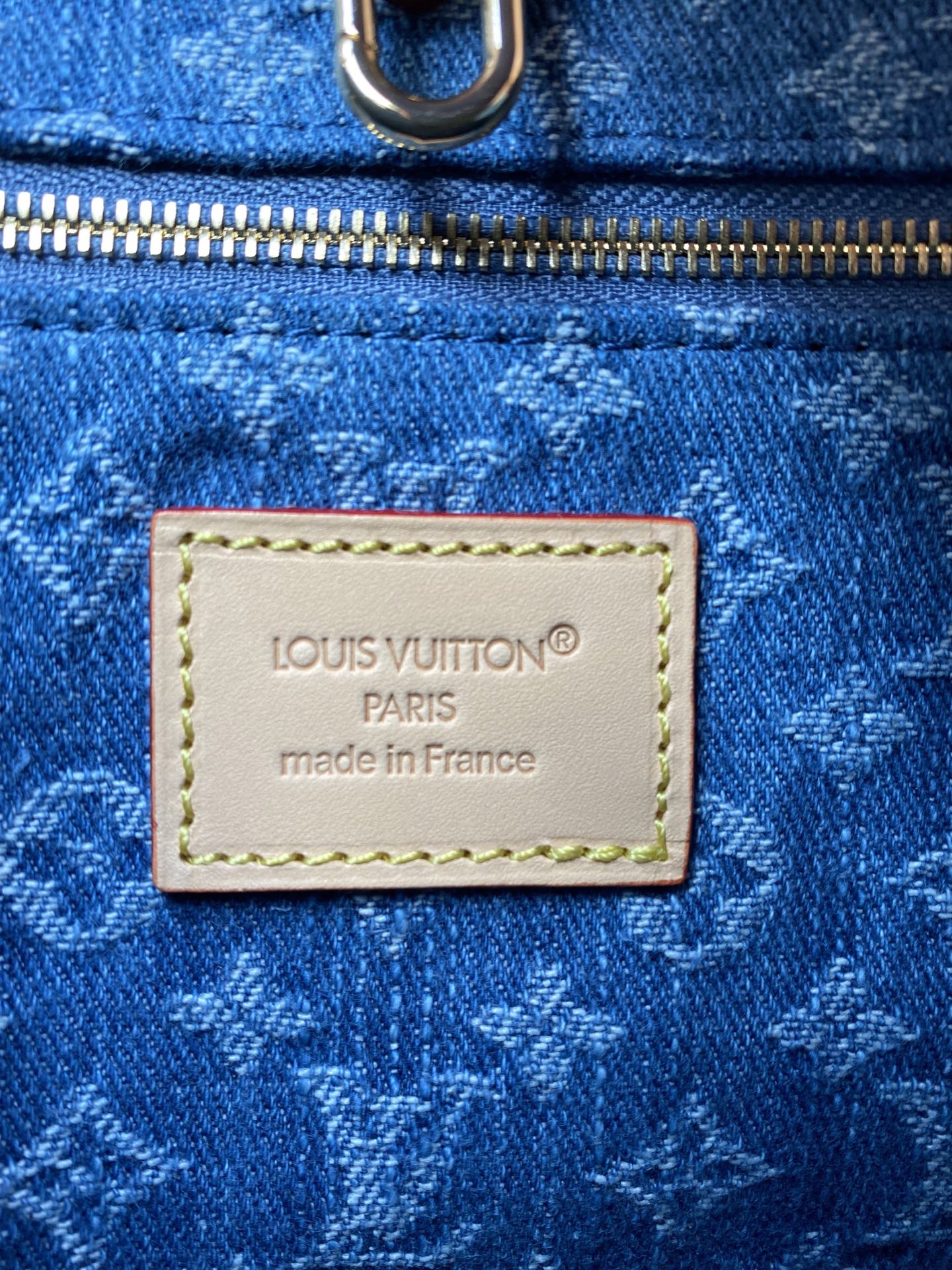Louis Vuitton OnTheGo Mini Denim Tote Bag M14633 - Image 9