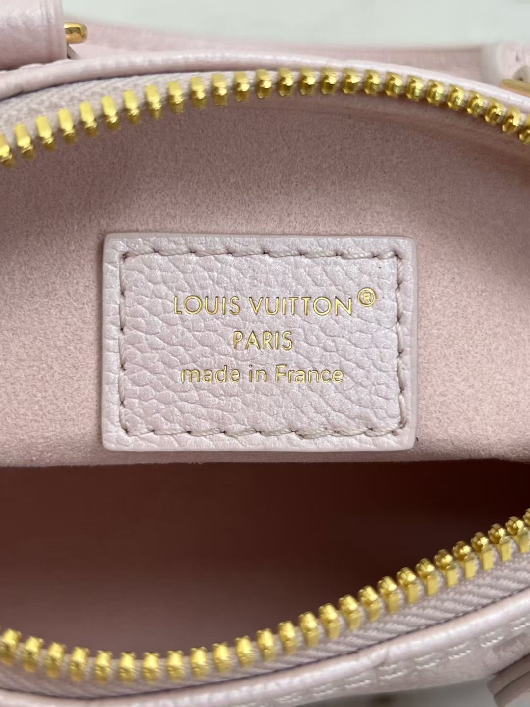 Louis Vuitton Nano Speedy Handbag in Monogram Empreinte Shimmery Leather - Image 9