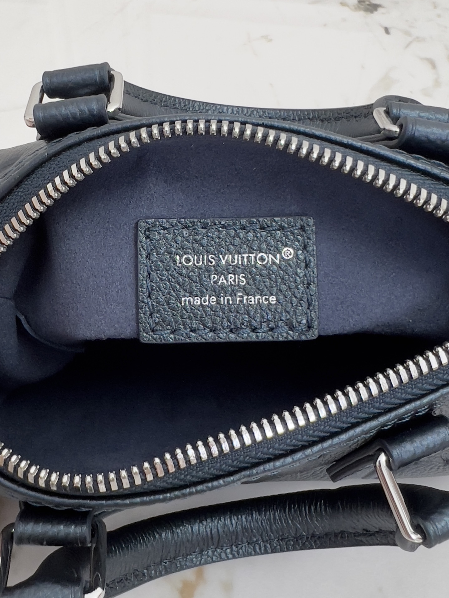 Louis Vuitton Nano Speedy Handbag in Pearl Blue - Image 9
