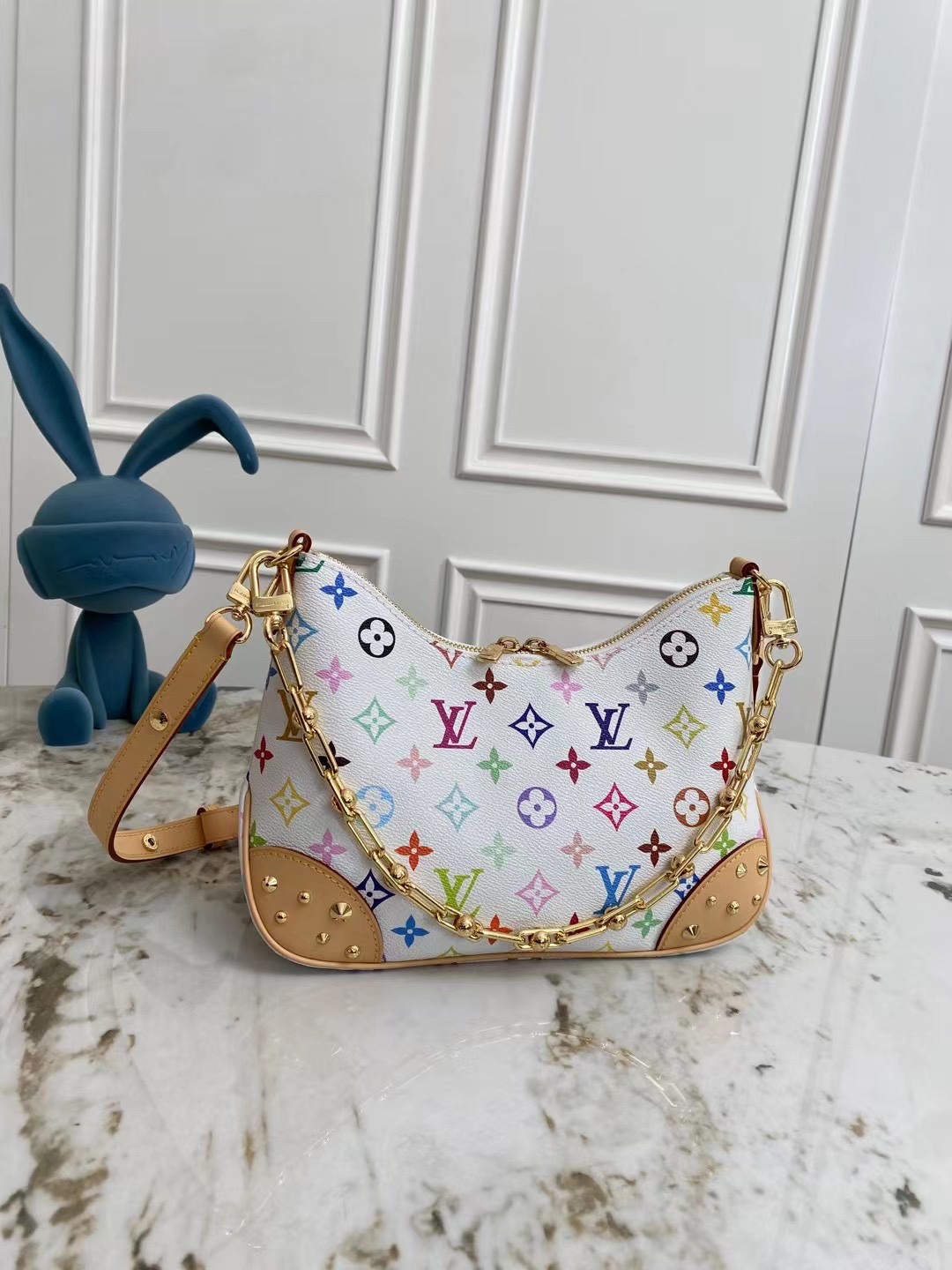 Louis Vuitton x Takashi Murakami Boulogne M27790 Shoulder Bag - Image 9