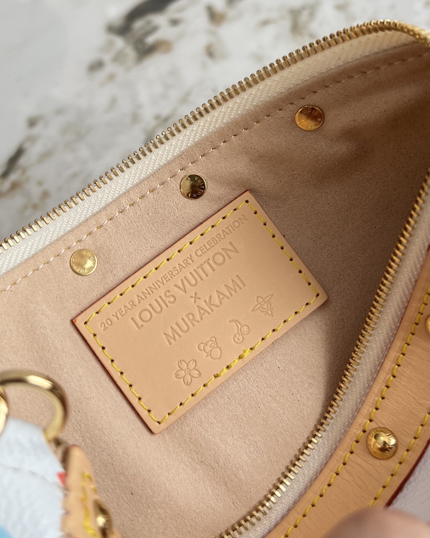 Louis Vuitton x Takashi Murakami Pochette Accessoires Handbag - Image 9