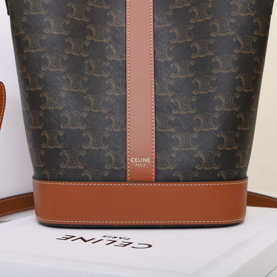 Celine Monogram Small Bucket Bag - Image 9