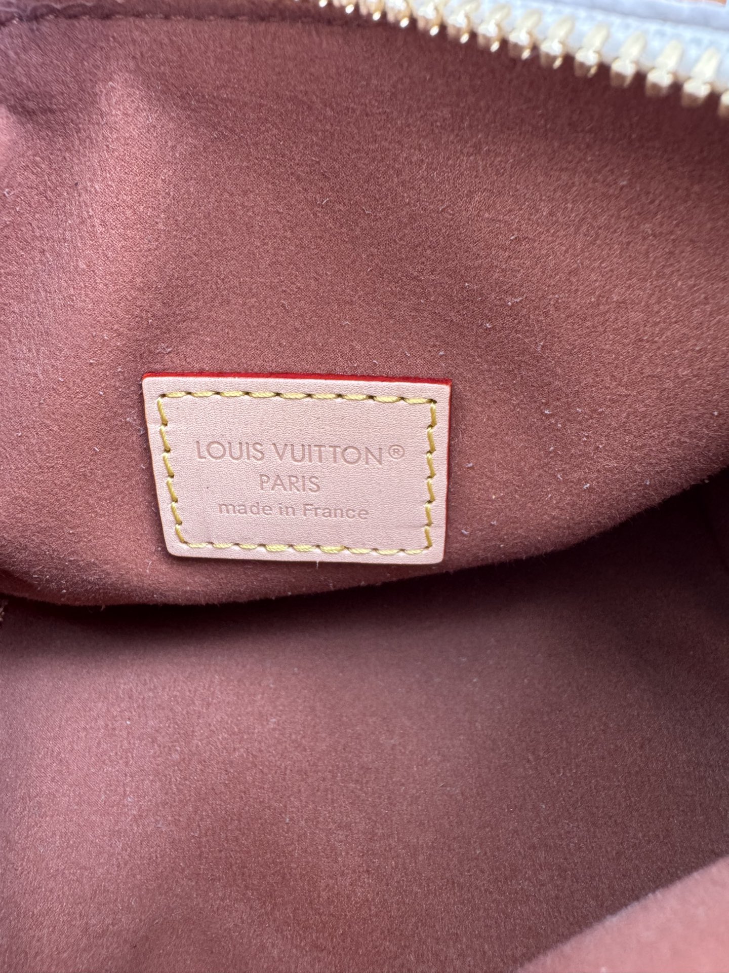 Louis Vuitton Nano Speedy Handbag in Crafty Monogram Dune Canvas - Image 9
