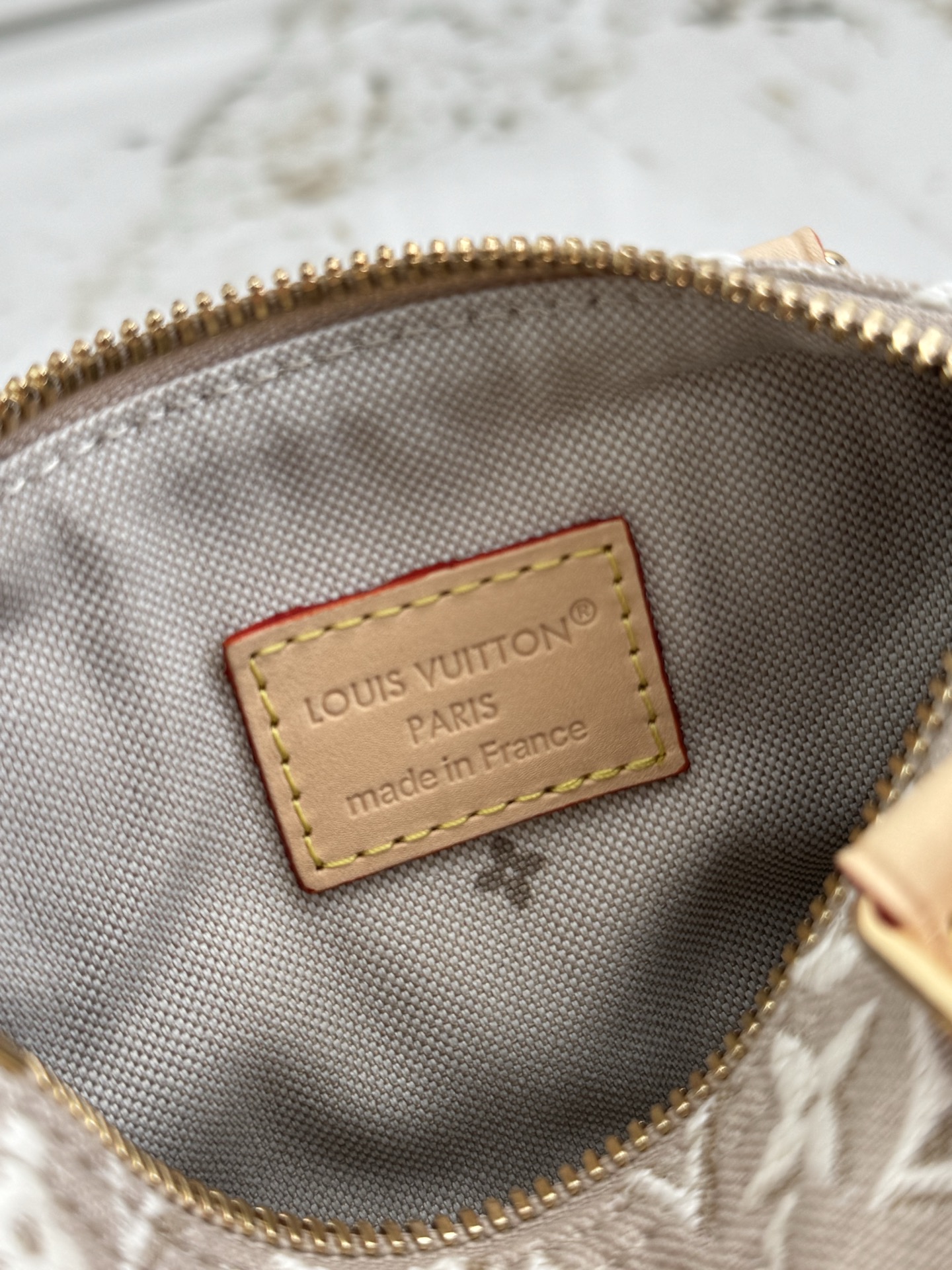 Louis Vuitton Nano Speedy Monogram Embleme Canvas Handbag - Image 9