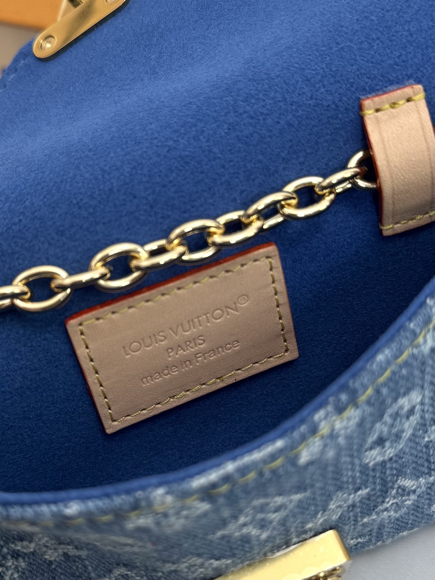 Louis Vuitton Pouch Metis Denim Crossbody Bag - Image 9