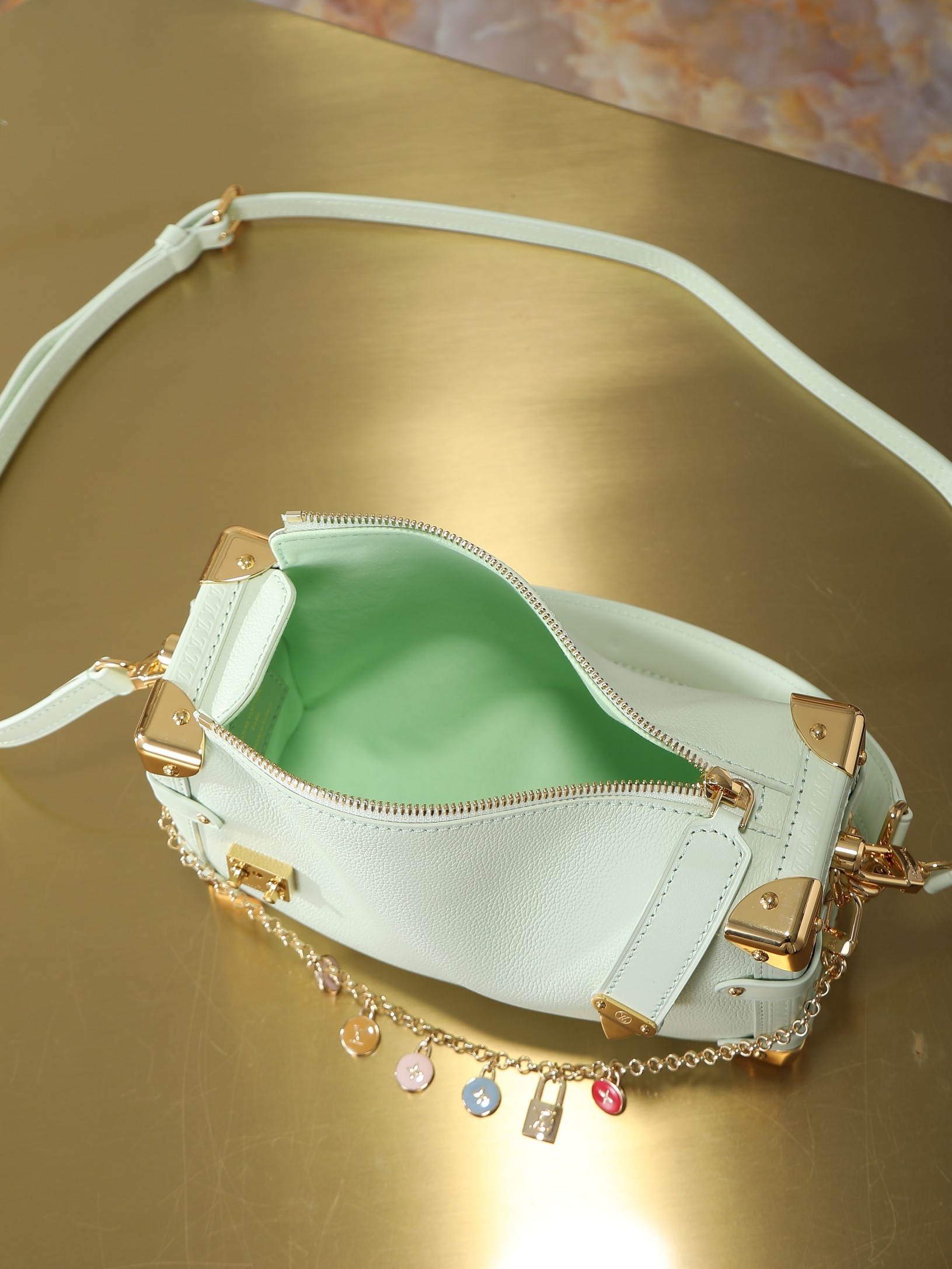 Louis Vuitton Side Trunk Handbag in Monogram Canvas - Image 9