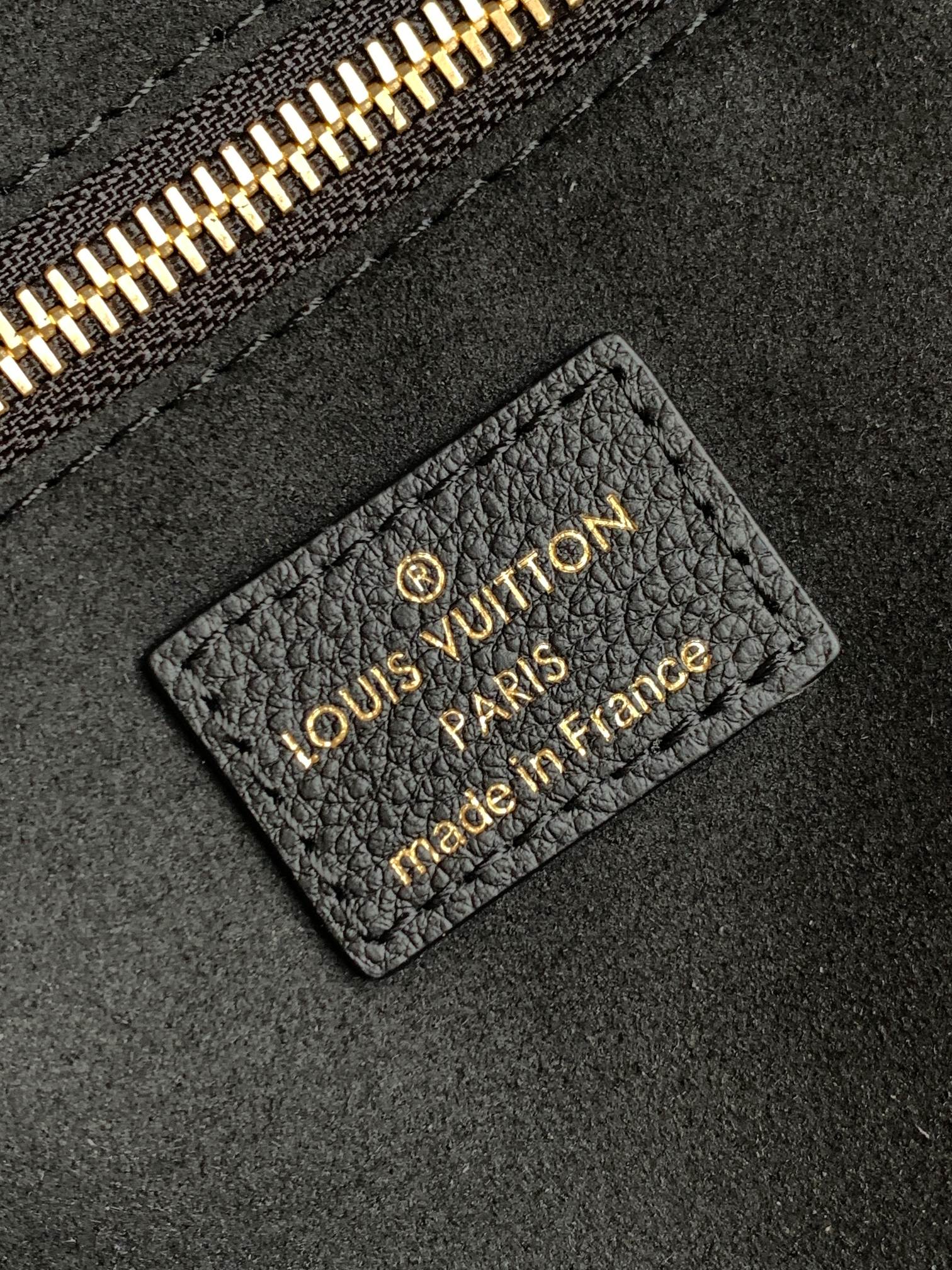 Louis Vuitton Neverfull MM Monogram Empreinte Leather Tote Bag - Image 9