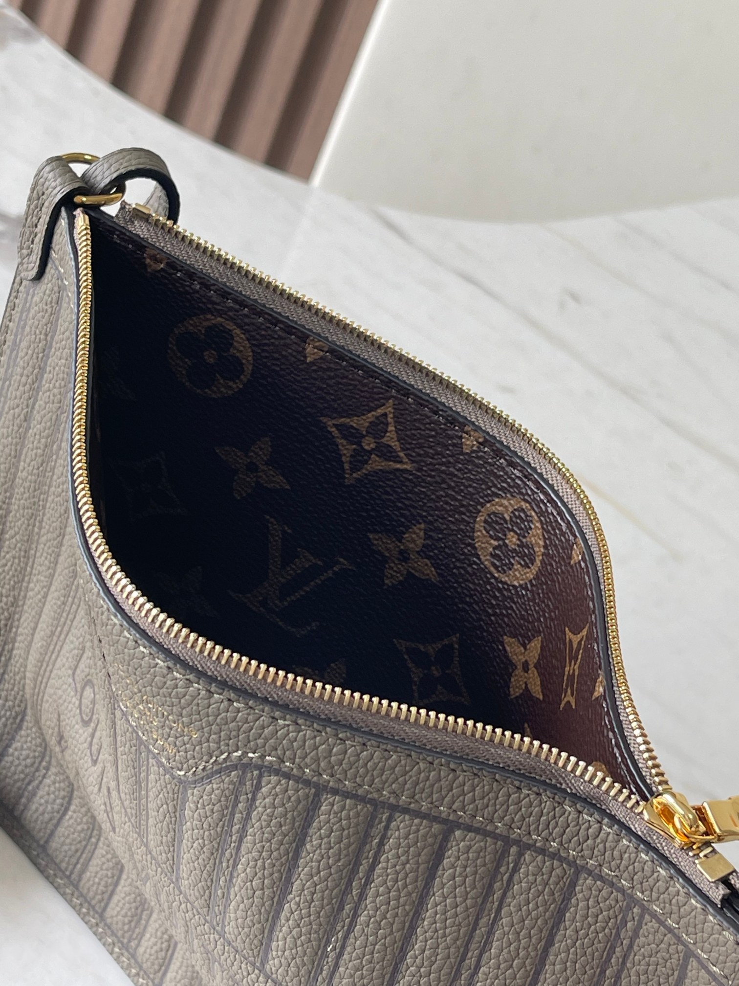 Louis Vuitton Neverfull Inside Out MM Tote Bag - Image 9