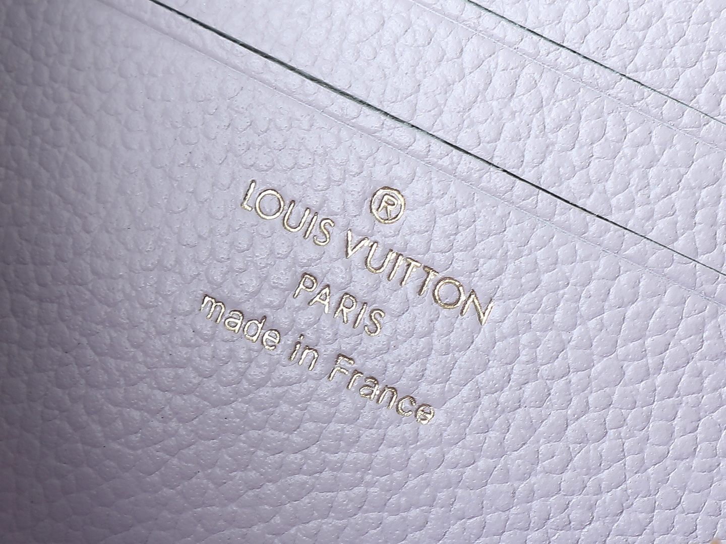 Louis Vuitton Wallet on Chain Ivy in Purple Monogram Empreinte Leather - Image 9