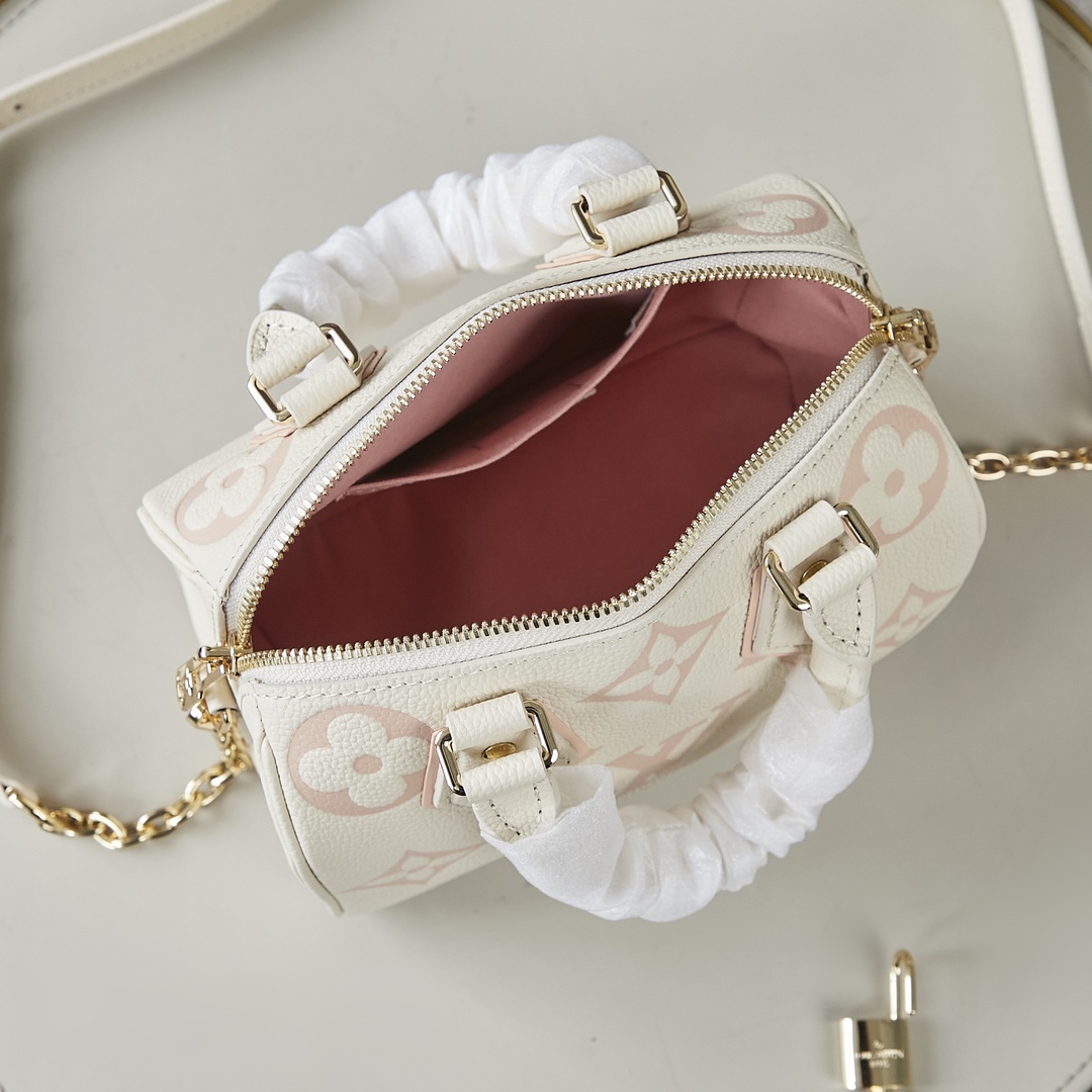 Louis Vuitton Speedy Bandouliere 20 Monogram Empreinte Leather Crossbody Bag - Image 9