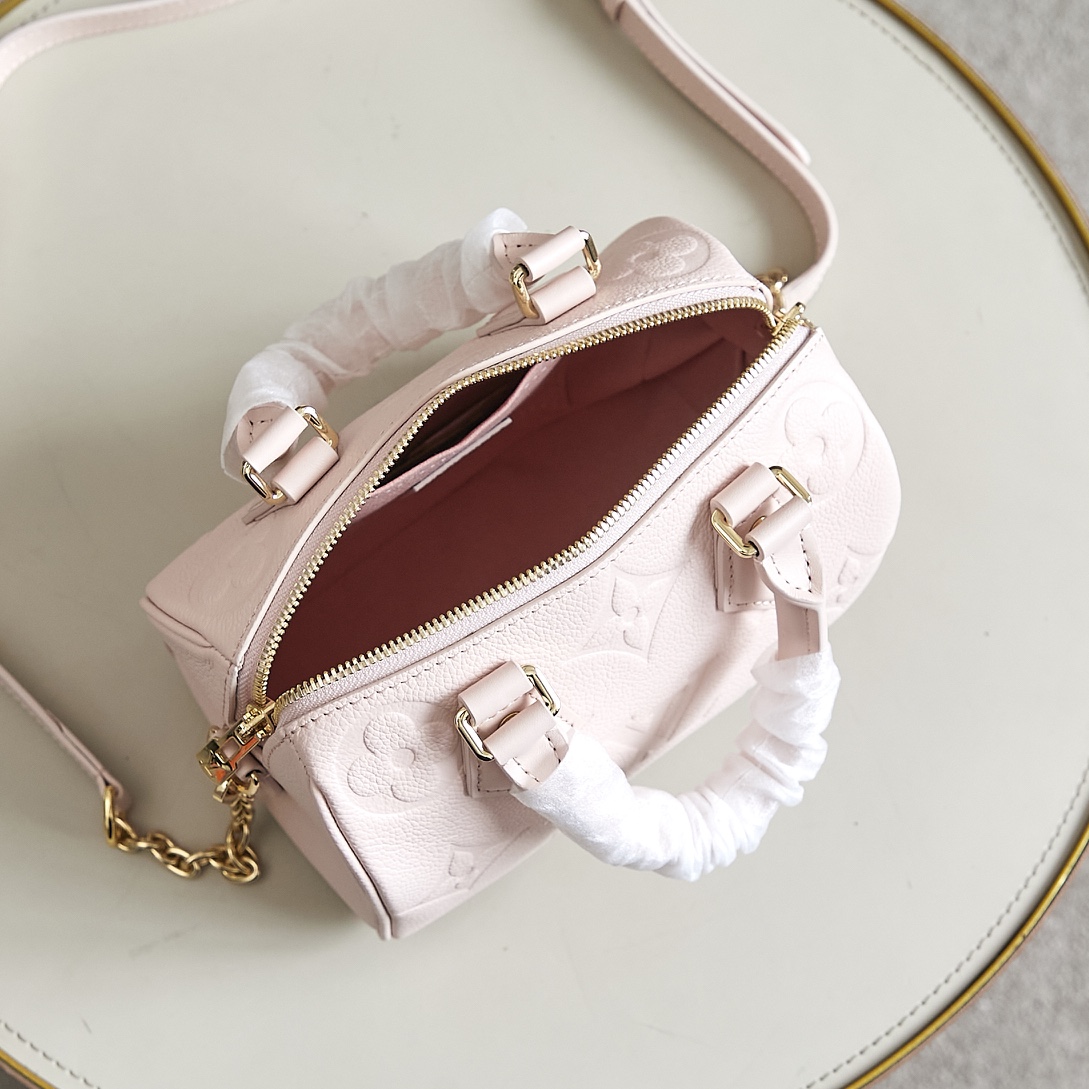 Louis Vuitton Speedy Bandouliere 20 Monogram Empreinte Leather Crossbody Bag - Image 9