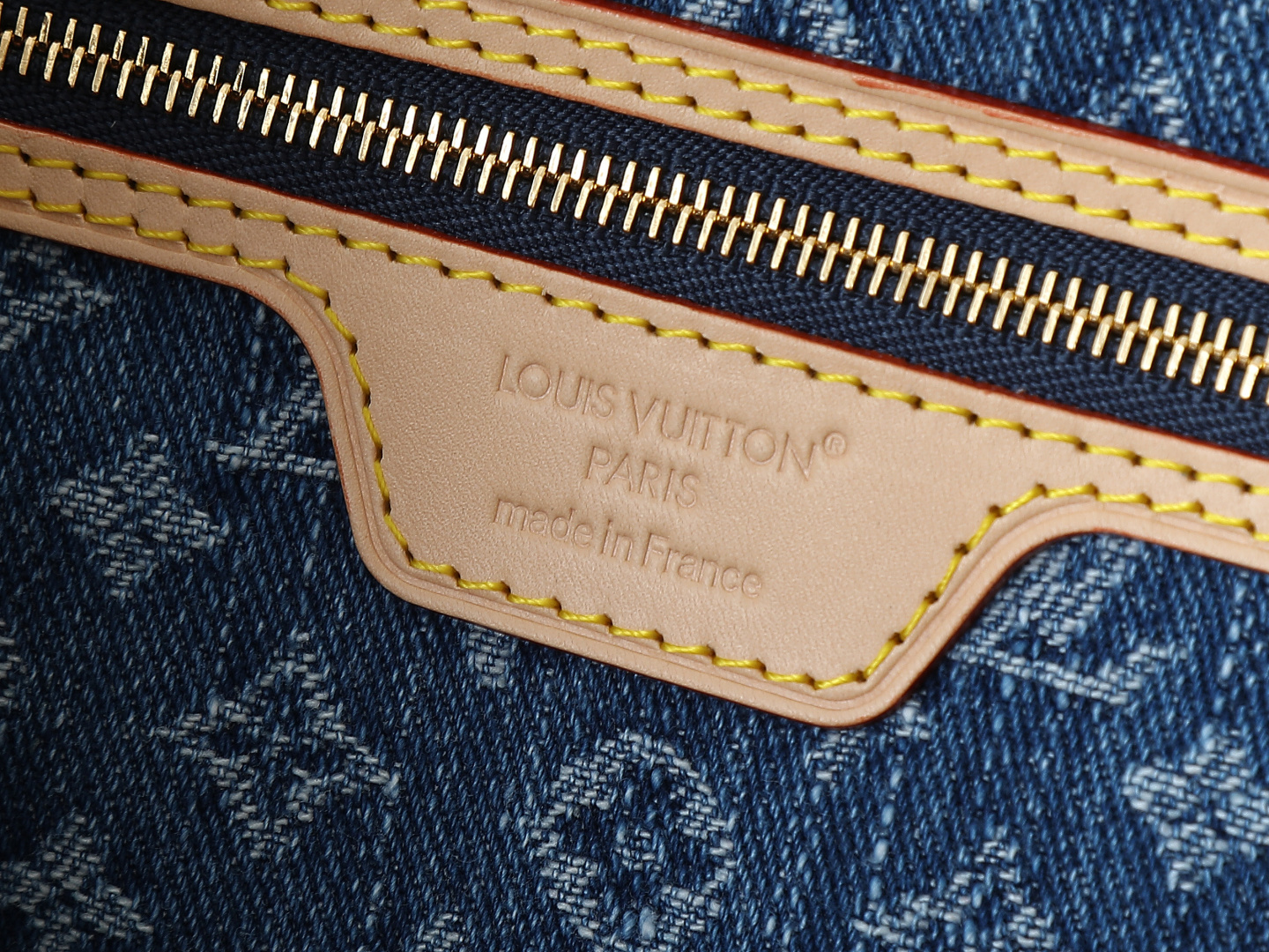 Louis Vuitton Neverfull MM Denim Monogram Tote Bag - Image 9