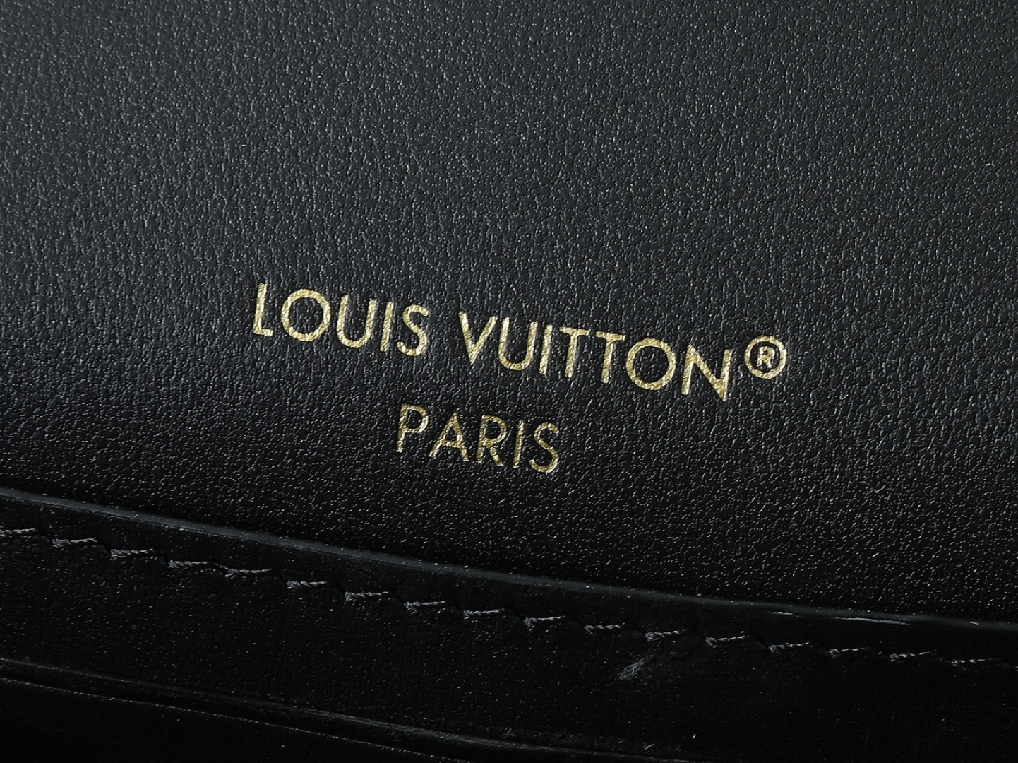 Louis Vuitton Wallet on Chain Go-14 M13139 Black Leather Crossbody Bag - Image 9
