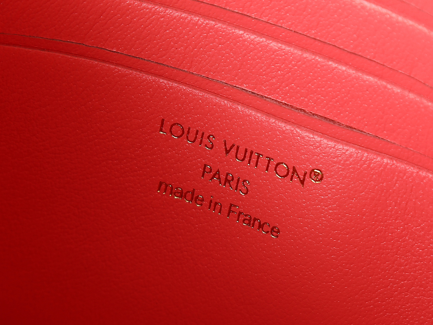 Louis Vuitton LV Bloom Wallet on Chain in Coral Leather - Image 9