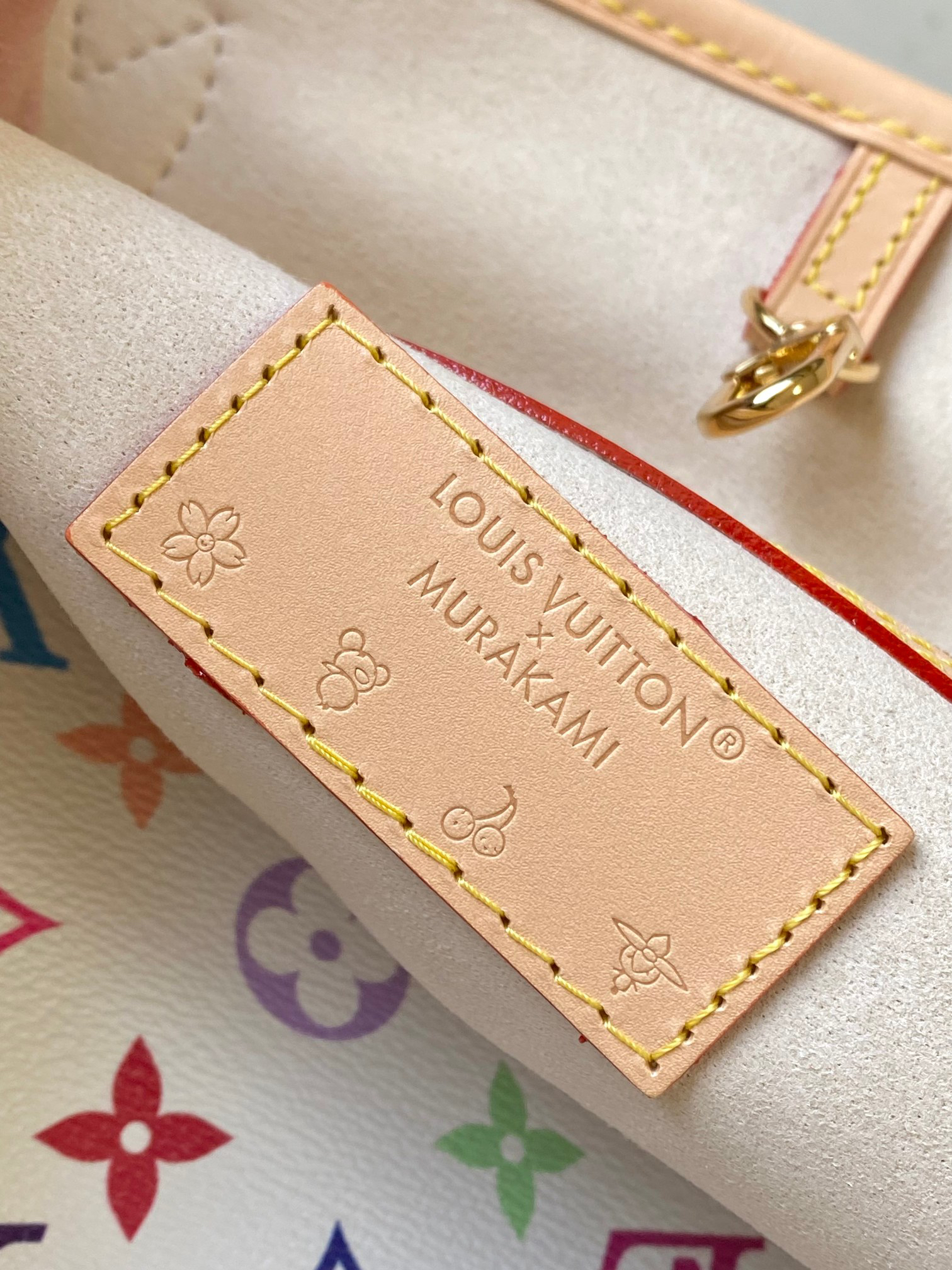 Louis Vuitton Neverfull MM Tote Bag, Louis Vuitton x Takashi Murakami Re-Edition - Image 10